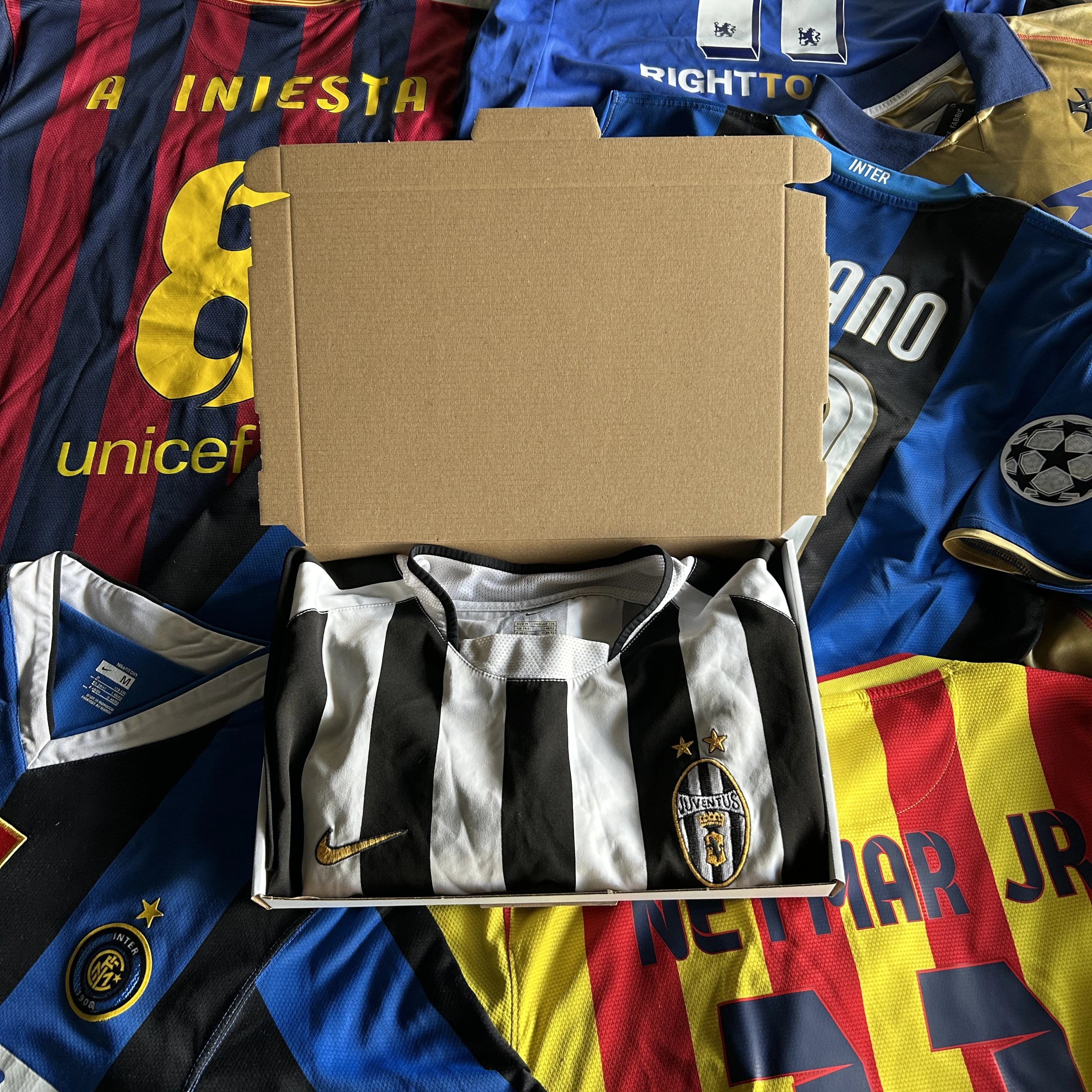 Trykt Vintage Mystery Box Fodboldtrøje