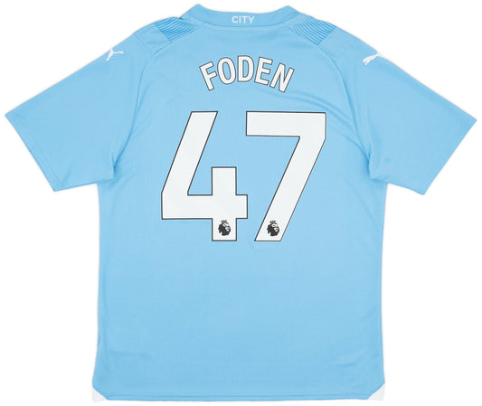 2023-24 Manchester City Home Shirt Foden #47