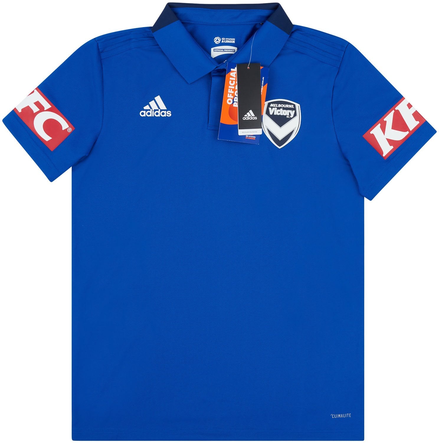 2019-20 Melbourne Victory adidas Polo T-Shirt (M)