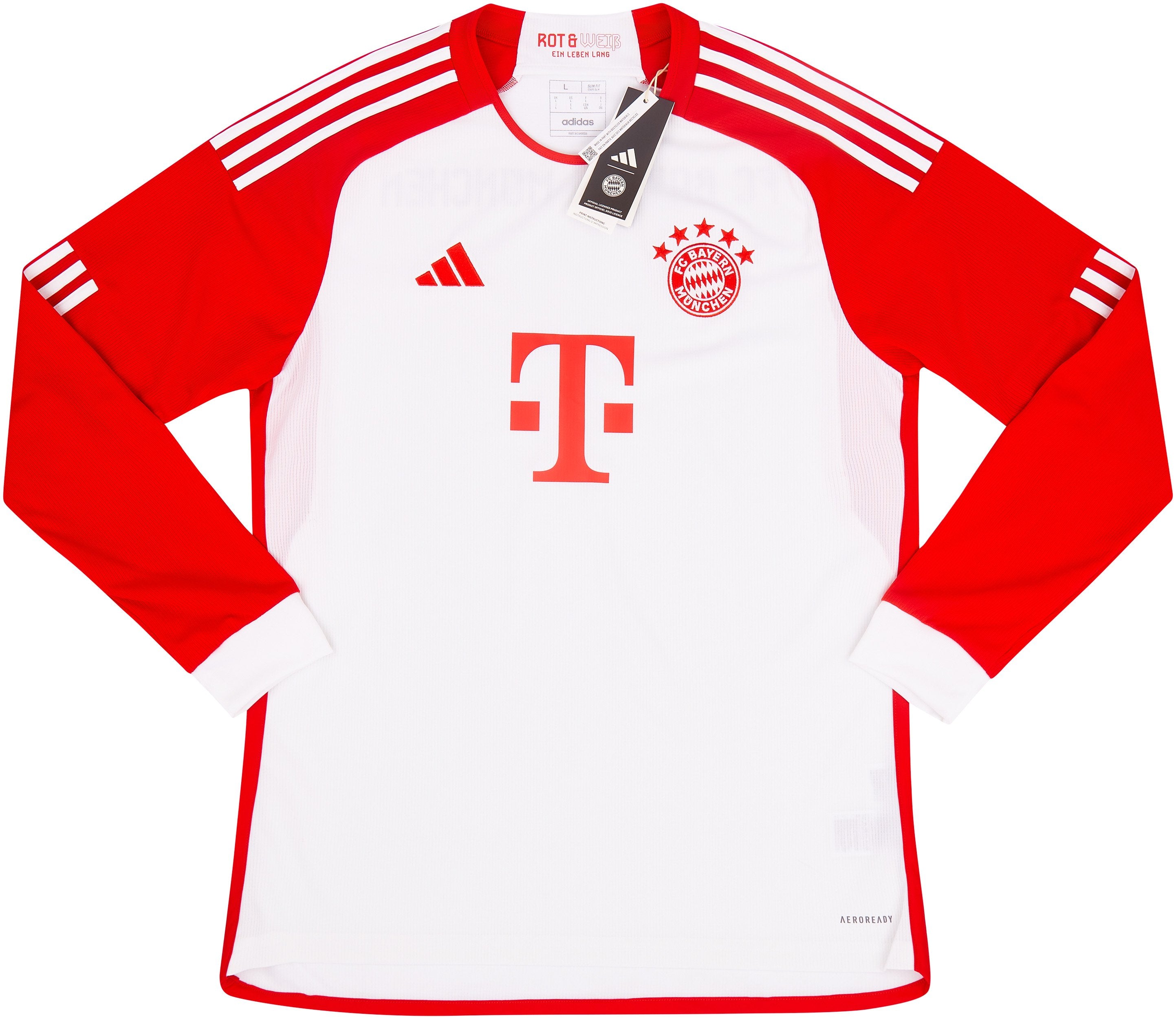 2023-24 Bayern Munich Home L/S Shirt - MyBallerBox