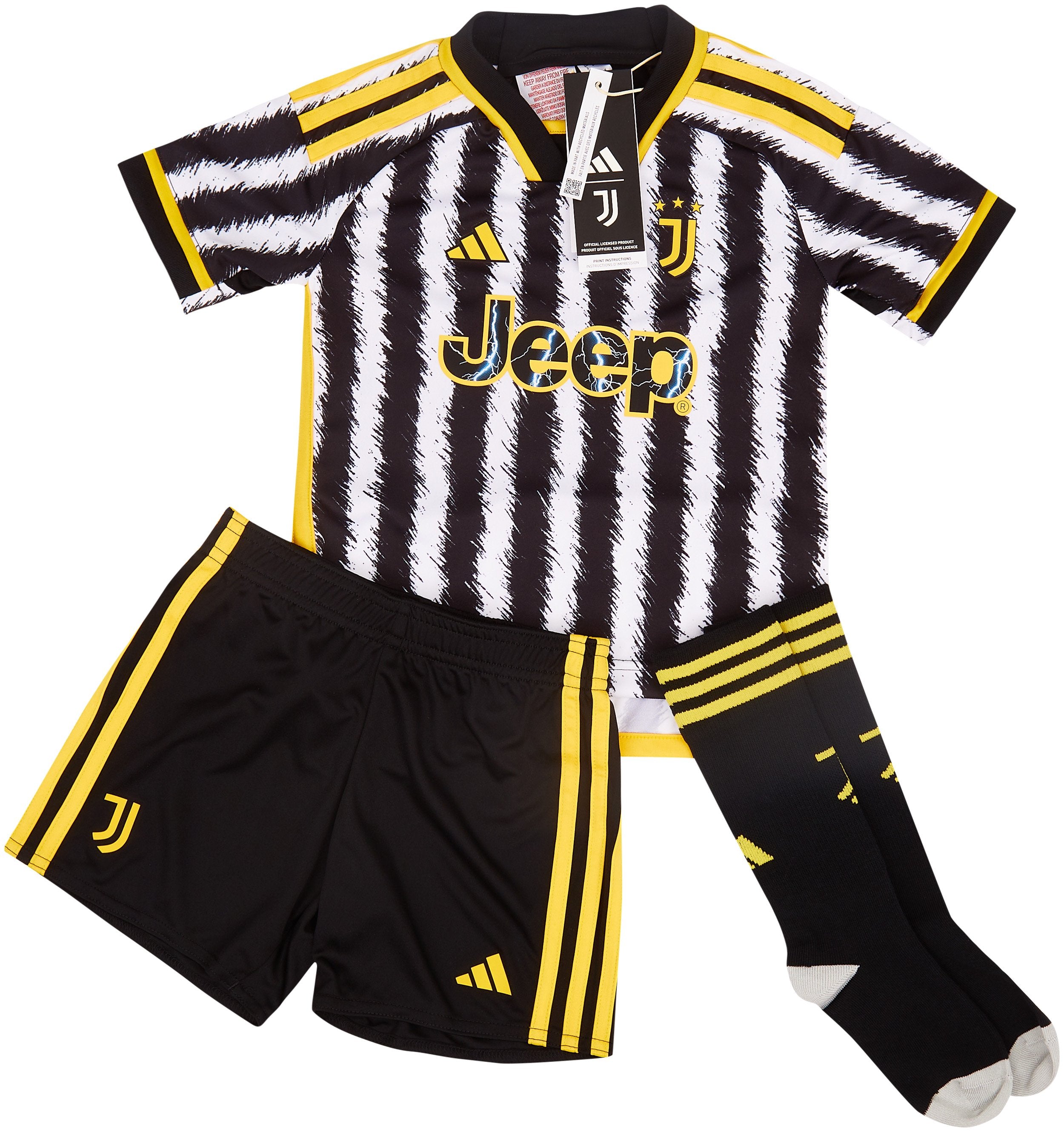 2023-24 Juventus Home Full Kit Little Kids - MyBallerBox