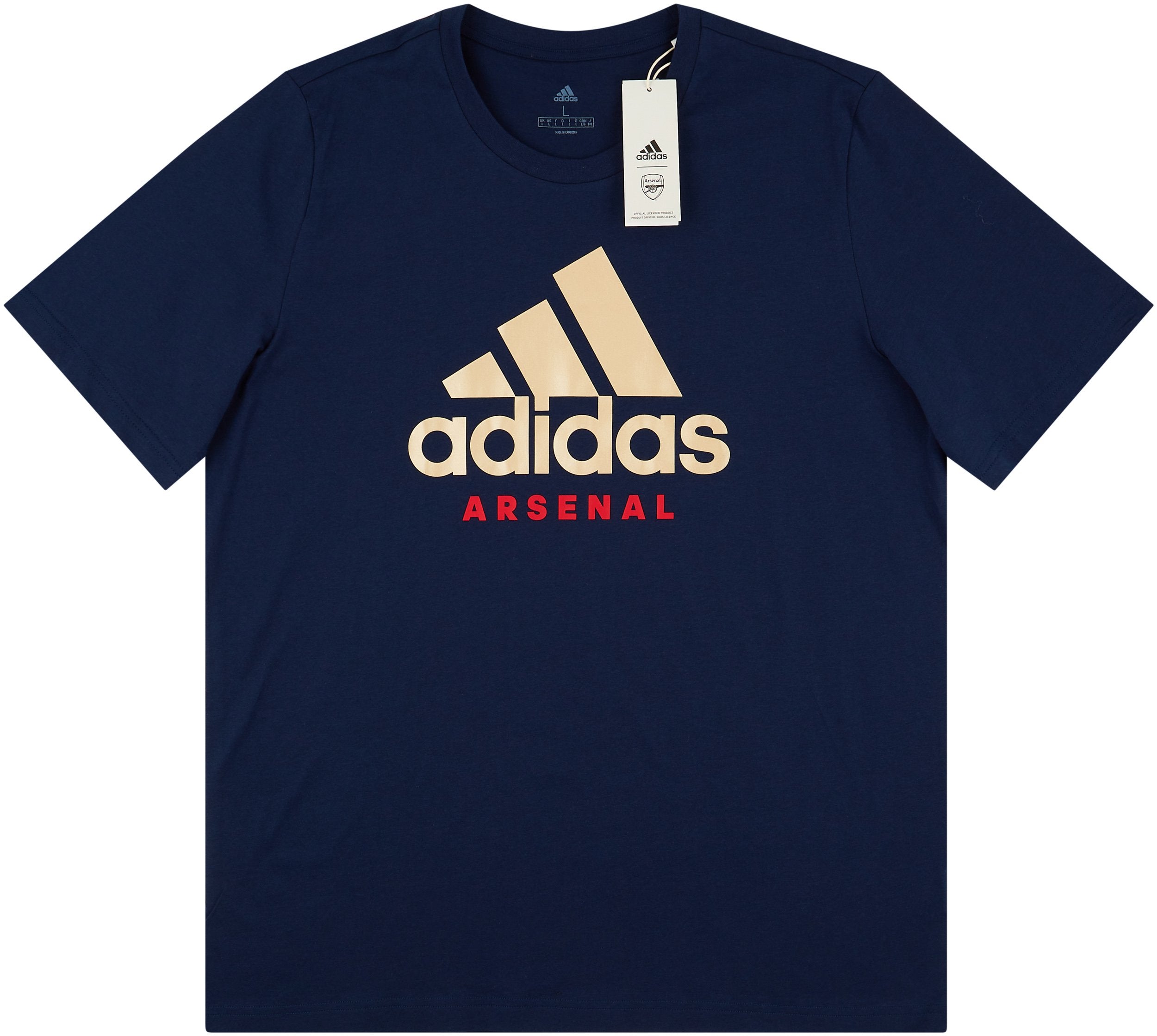 2023-24 Arsenal adidas DNA Graphic Tee - MyBallerBox