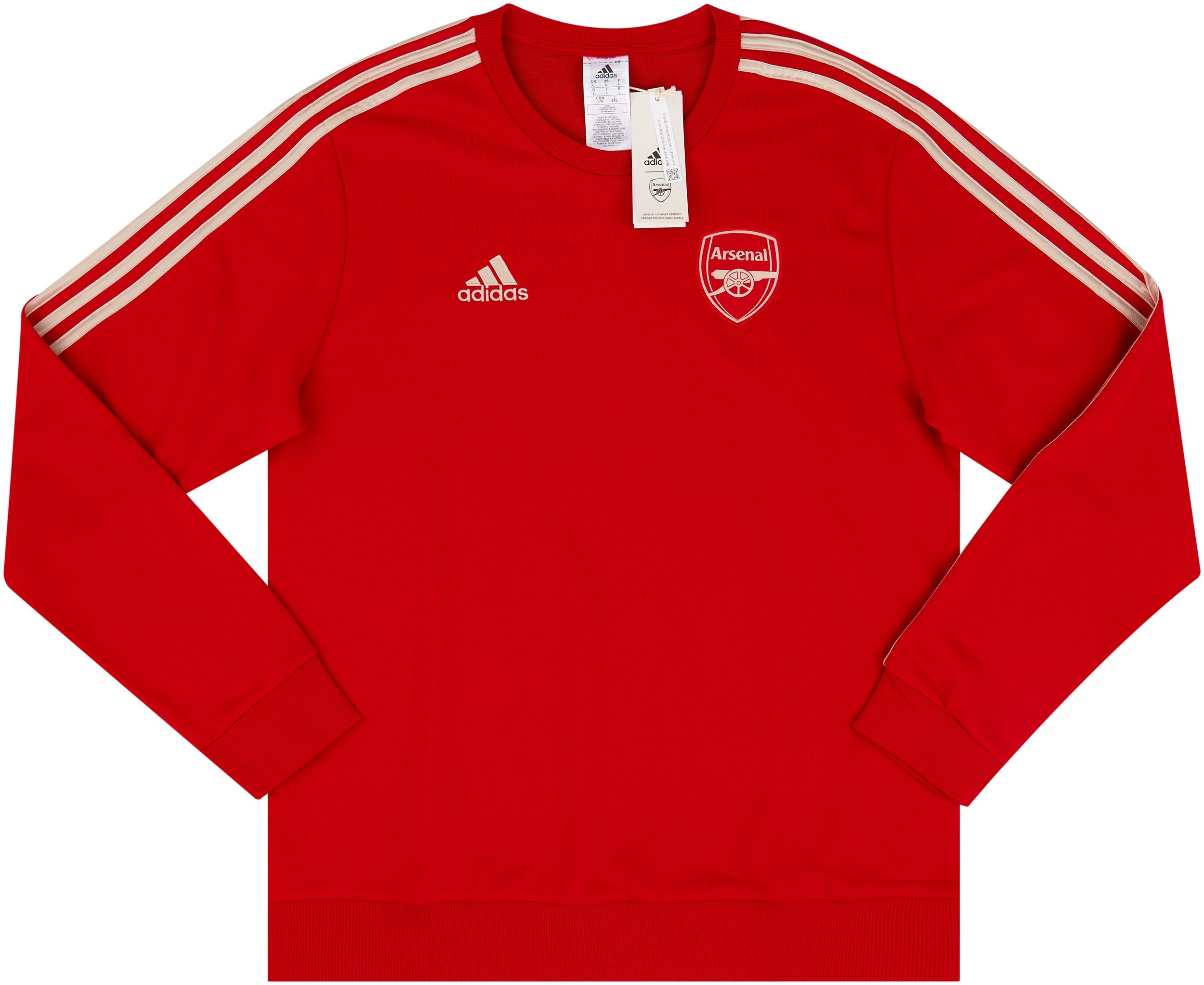 2023-24 Arsenal adidas DNA Sweat Top - MyBallerBox