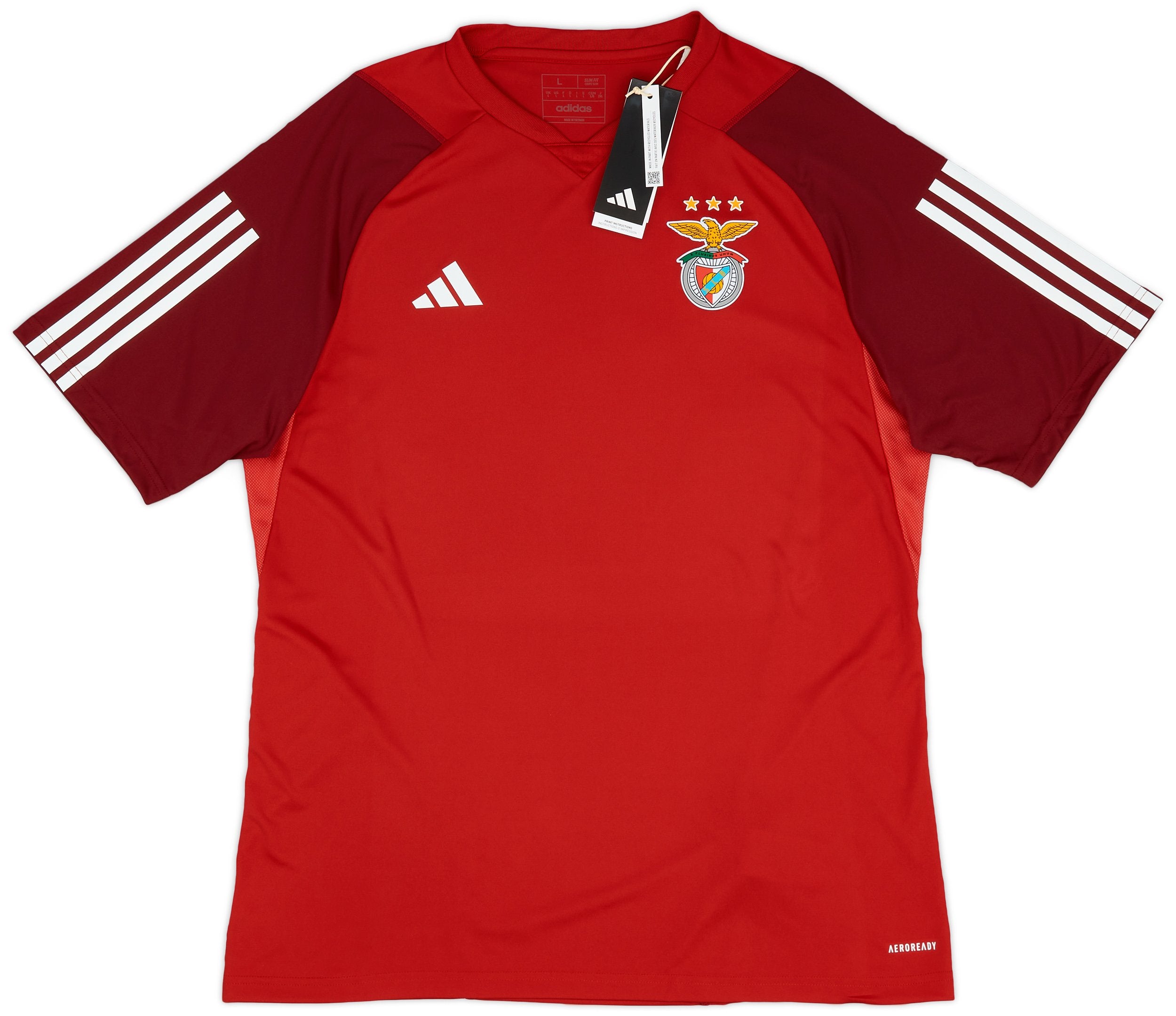 2023-24 Benfica adidas Training Shirt - MyBallerBox