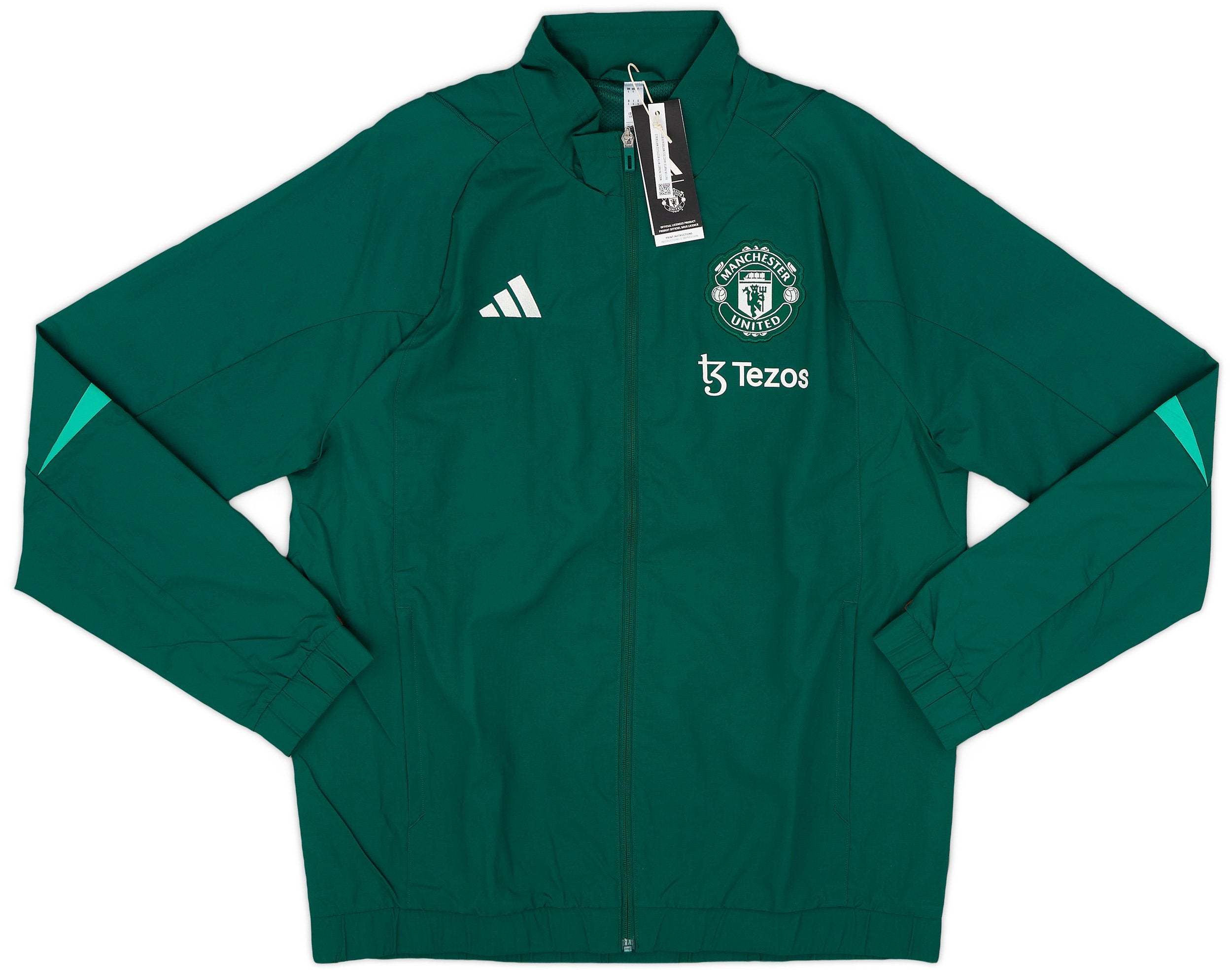 2023-24 Manchester United adidas Pre-Match Jacket - MyBallerBox