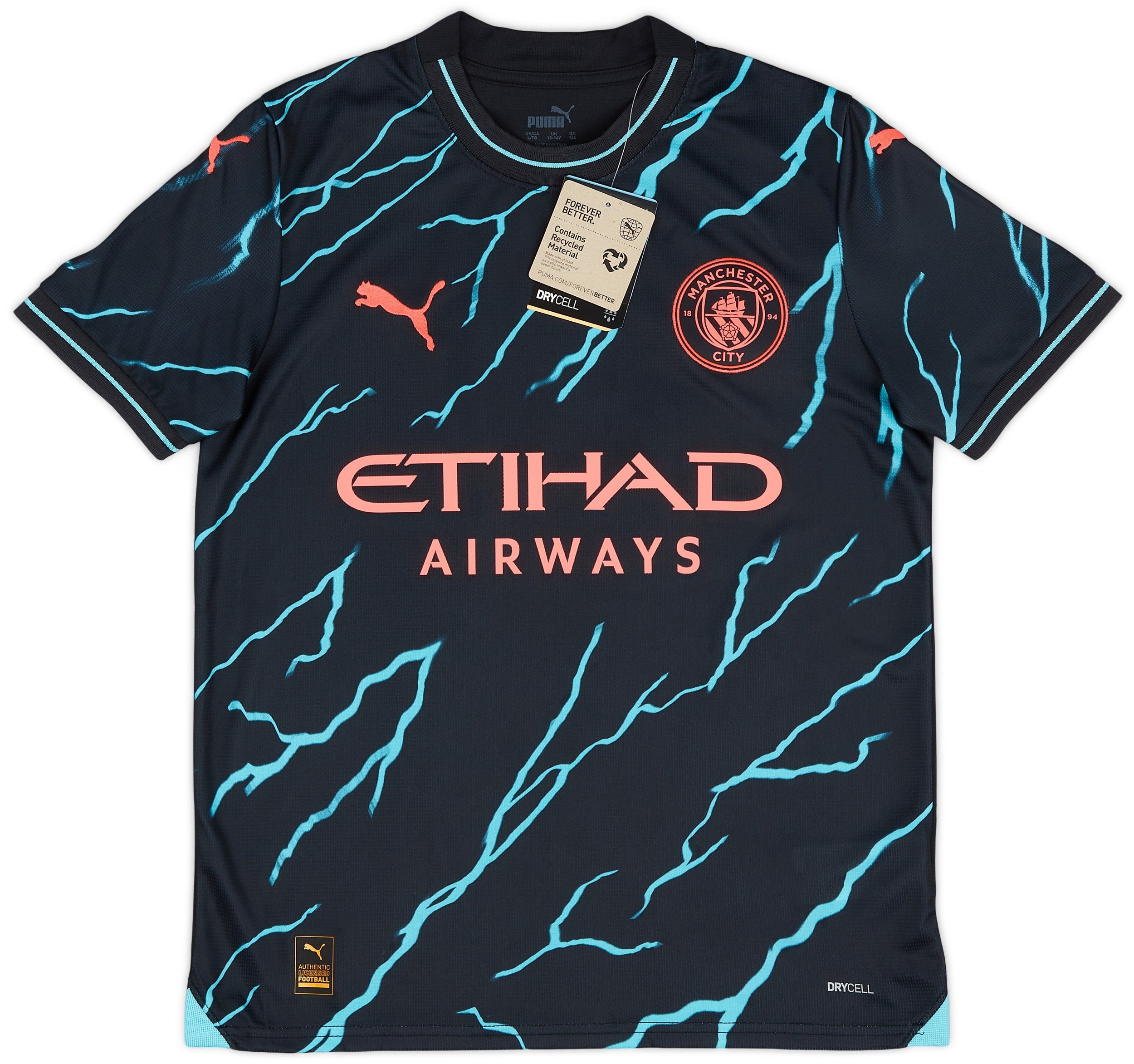 2023-24 Manchester City Third Shirt (KIDS) - MyBallerBox