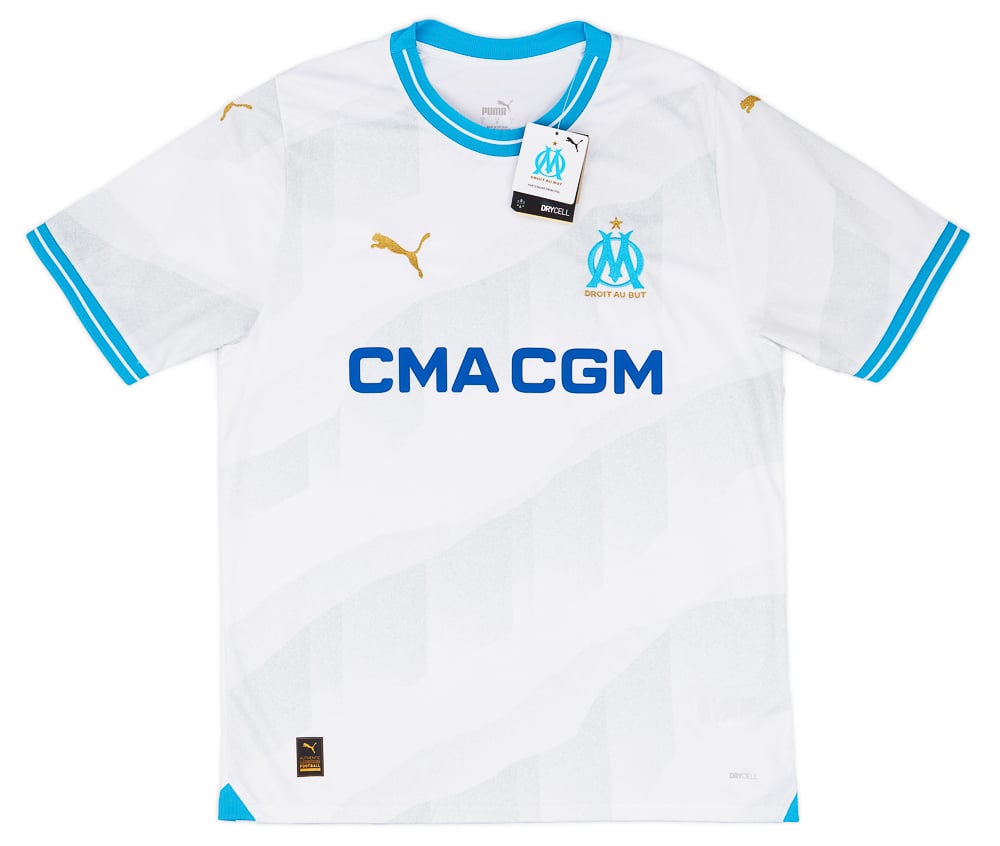 2023-24 Olympique Marseille Home Shirt - MyBallerBox