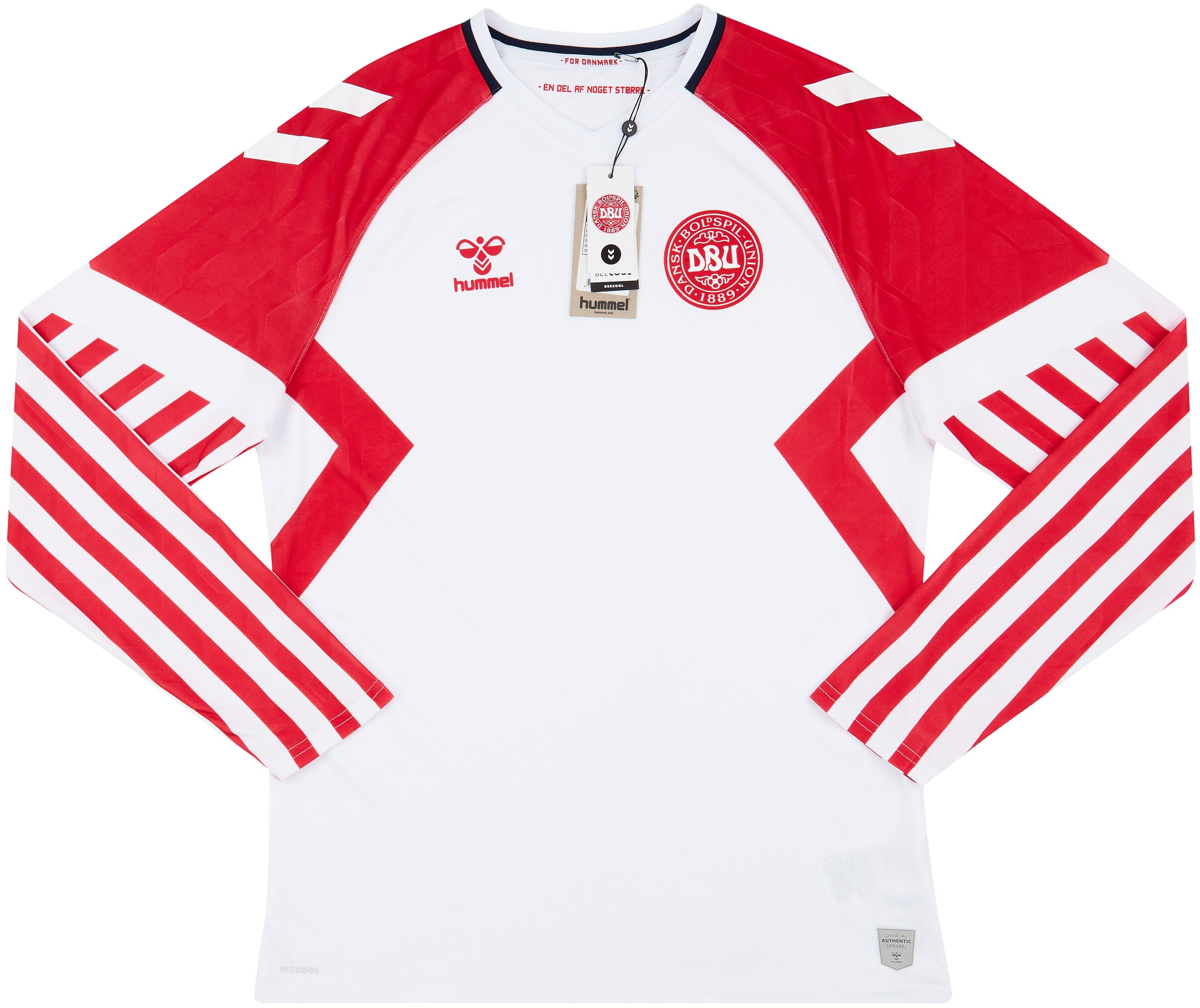 2023-24 Denmark Away L/S Shirt - MyBallerBox