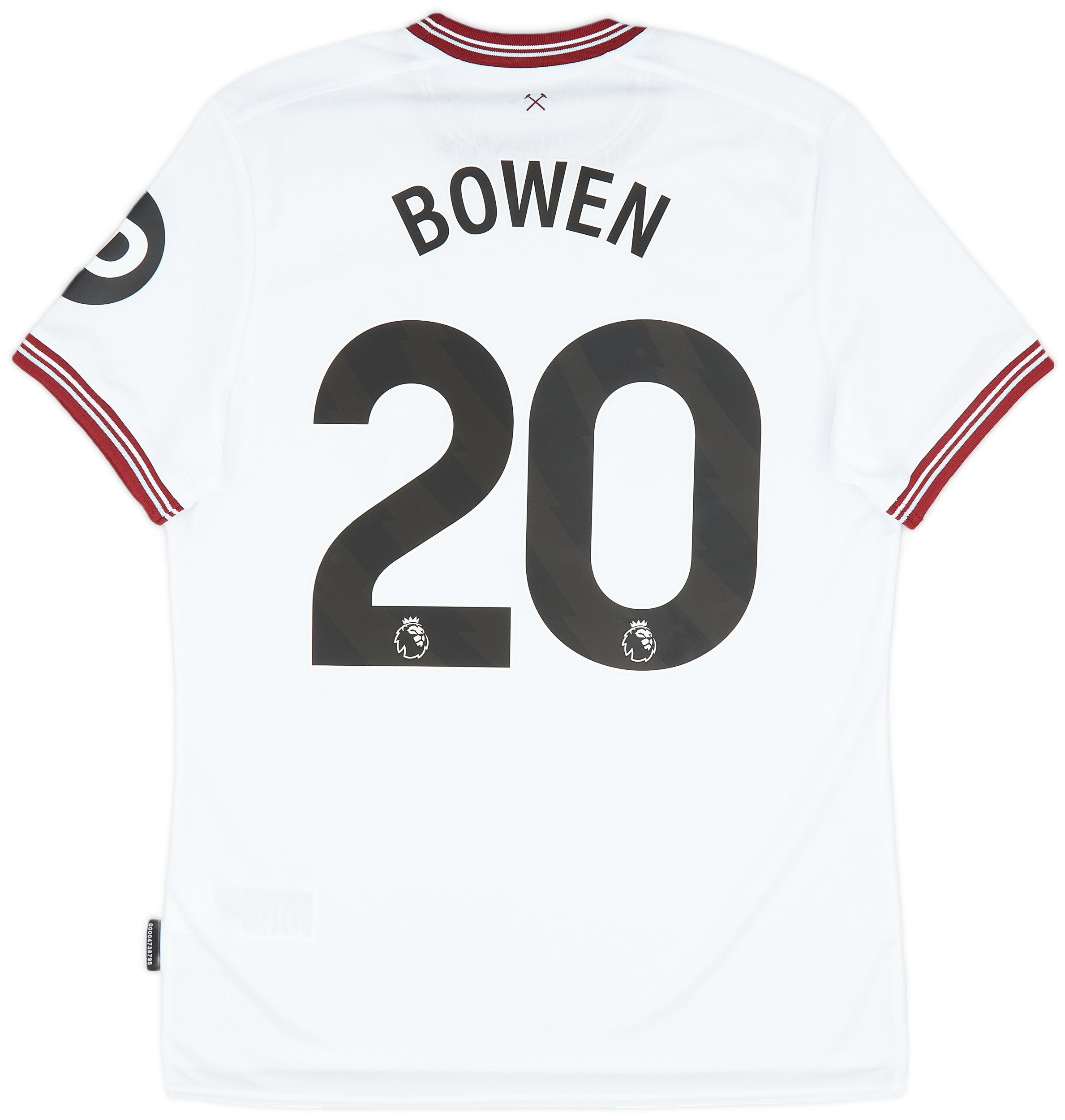 2023-24 West Ham Away Shirt Bowen #20 - MyBallerBox