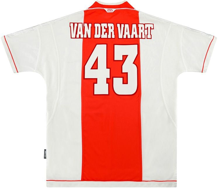 1999-00 Ajax Home Shirt van der Vaart #43 XL