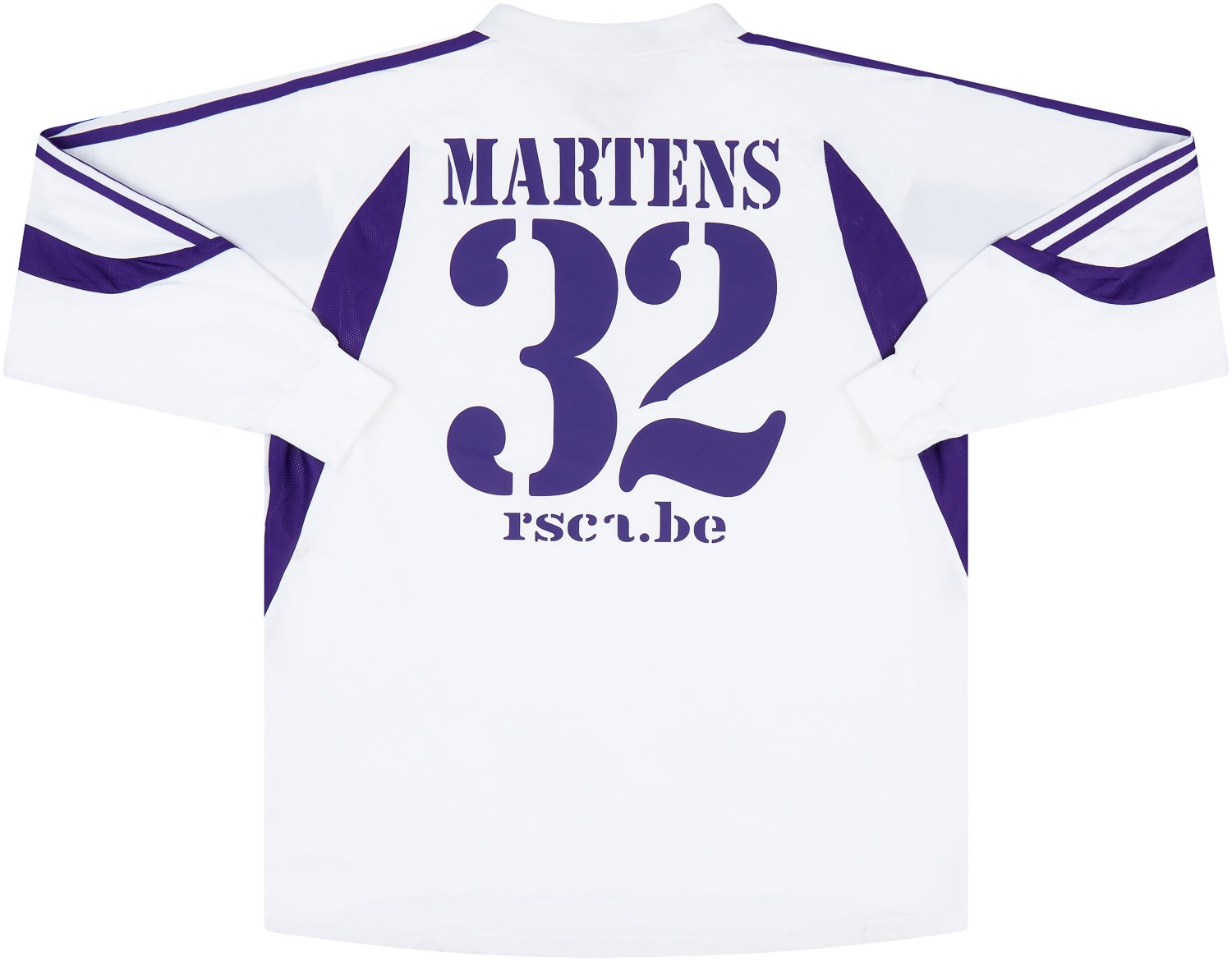 2003-04 Anderlecht Match Issue Home L/S Shirt Martens #32