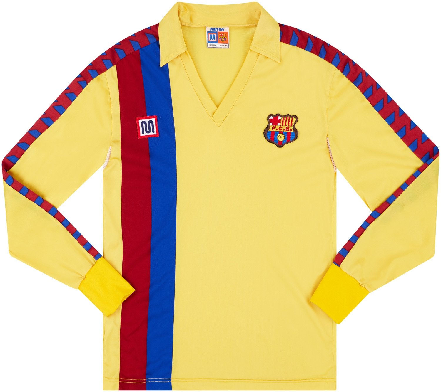 1982-85 Barcelona Away L/S Shirt - 10/10 - XS