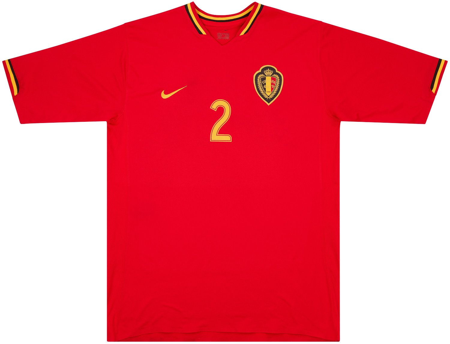 2006-08 Belgium Match Issue Home Shirt #2