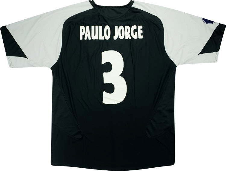 2006-07 SC Braga Match Worn UEFA Cup Third Shirt Paulo Jorge #3 (v AZ)