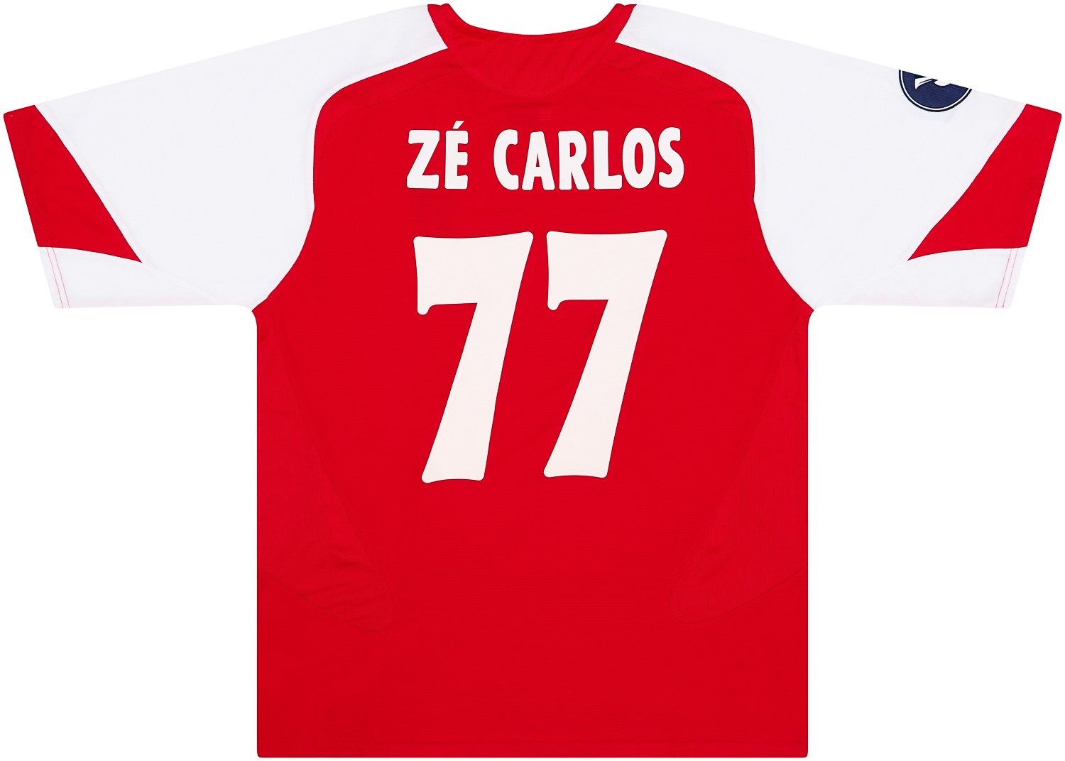 2006-07 SC Braga Match Issue UEFA Cup Home Shirt Ze Carlos #77 (v Slovan Liberec)