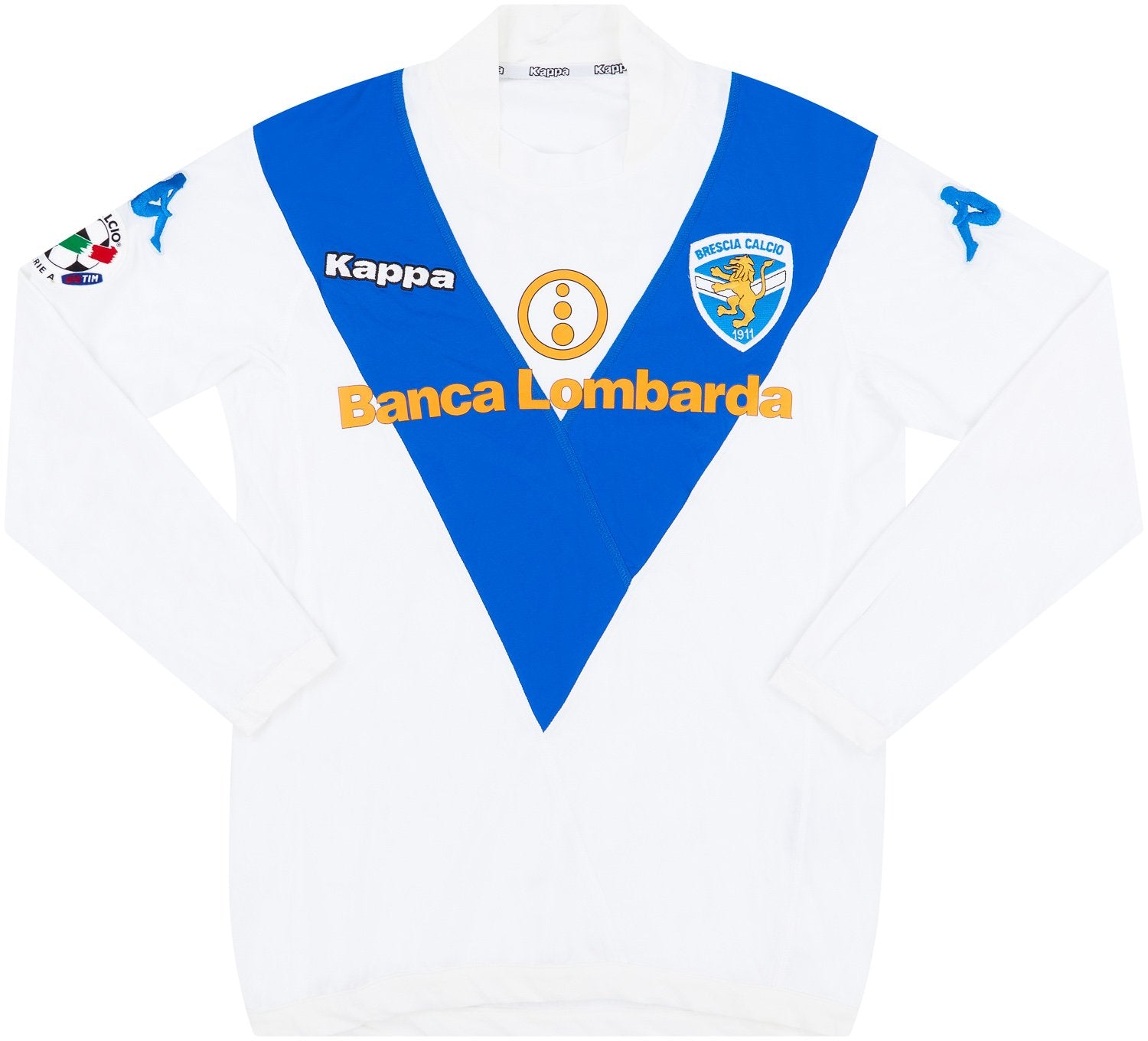 2004-05 Brescia Match Issue Away L/S Shirt Rossini #28