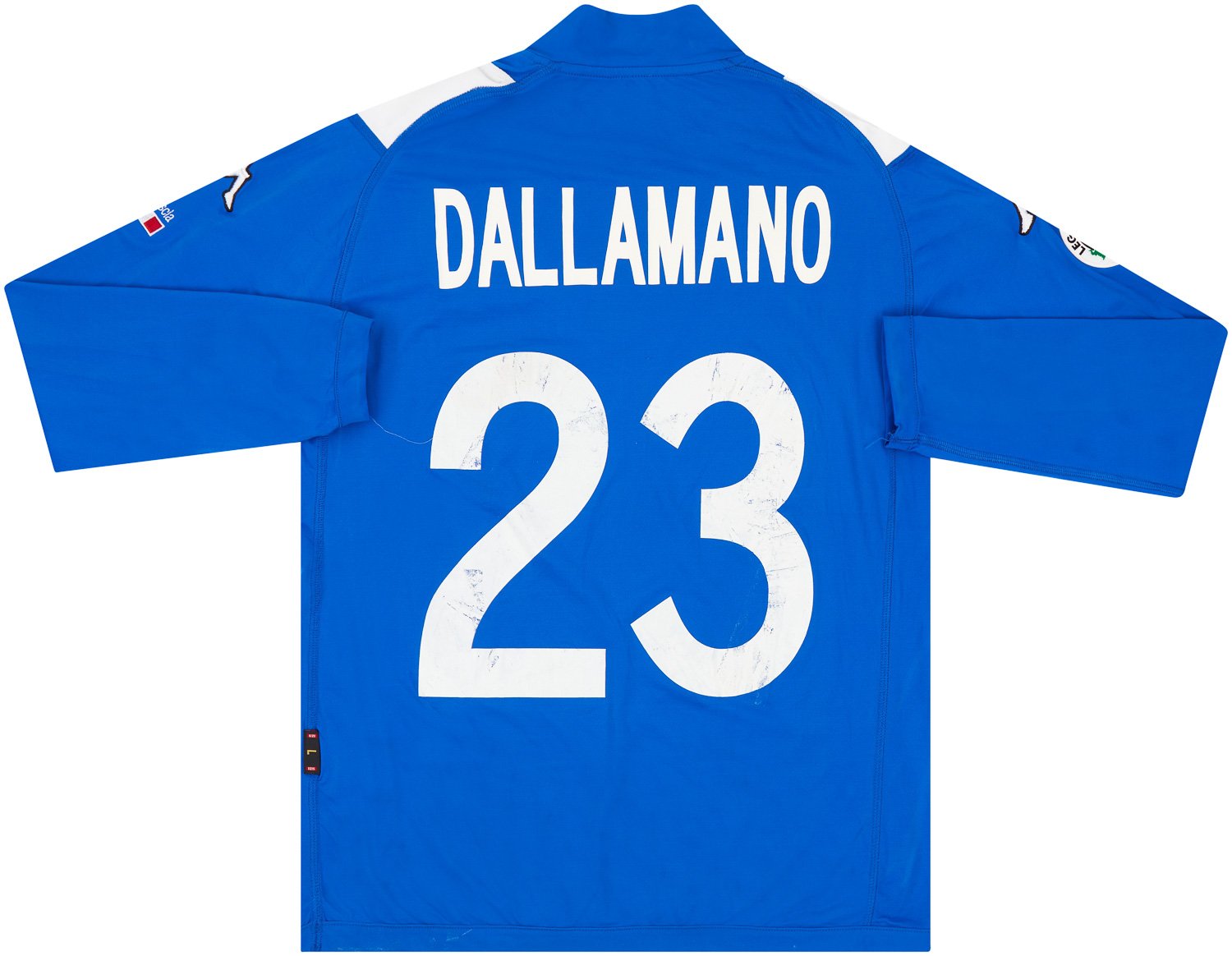 2004-05 Brescia Match Issue Home L/S Shirt Dallamano #23 (v Livorno)