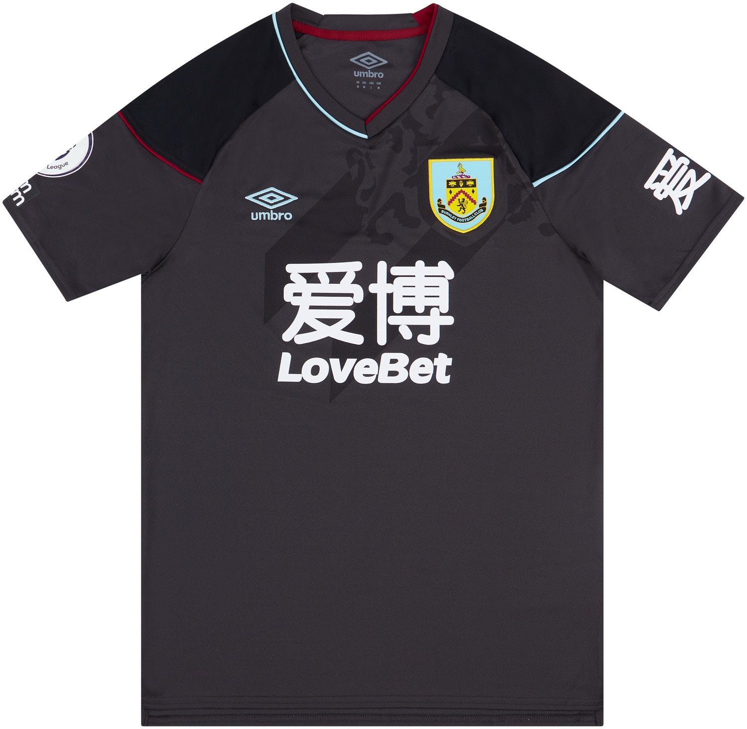 2020-21 Burnley Match Issue Away Shirt Brady #12