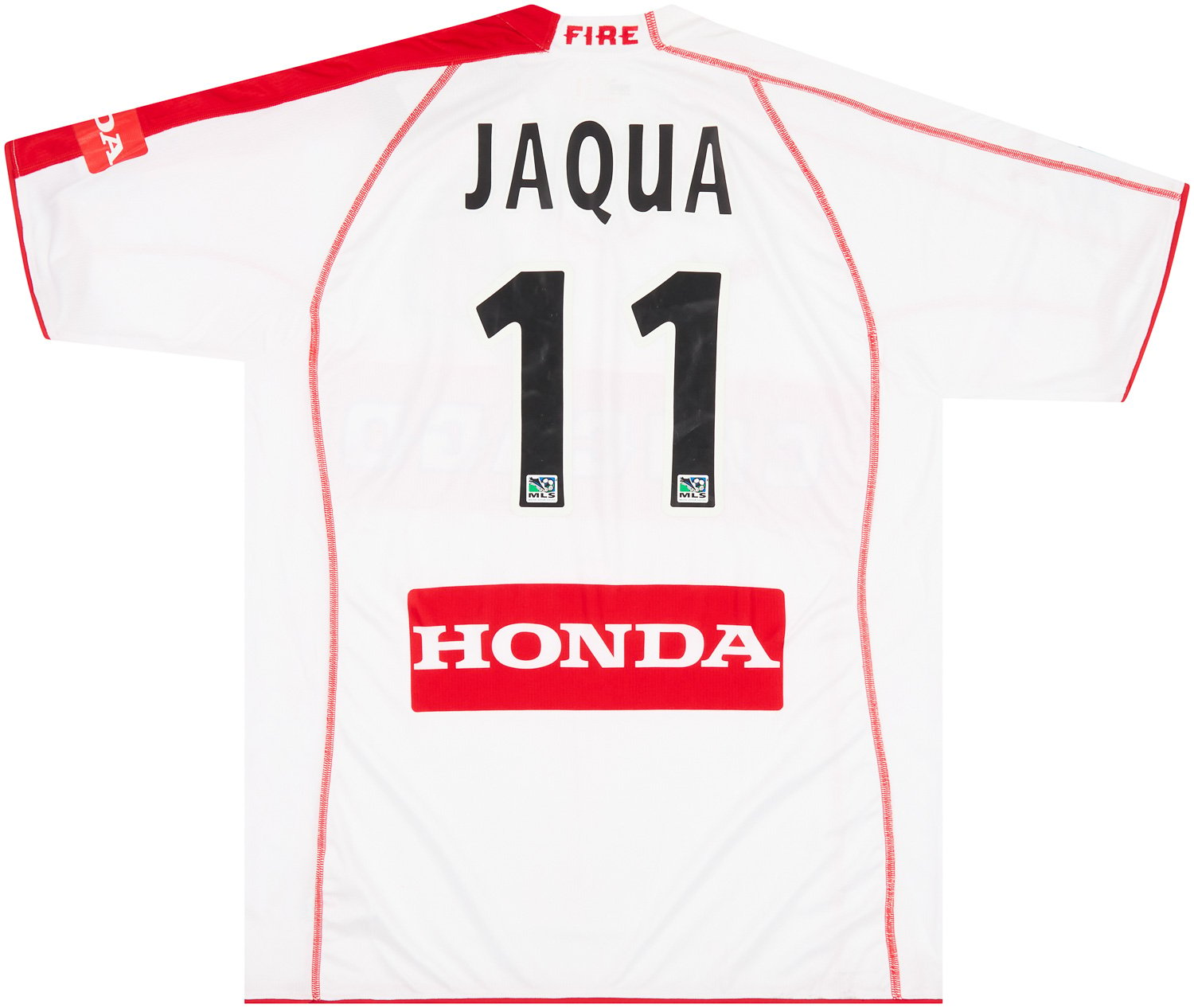 2005 Chicago Fire Match Issue Away Shirt Jaqua #11