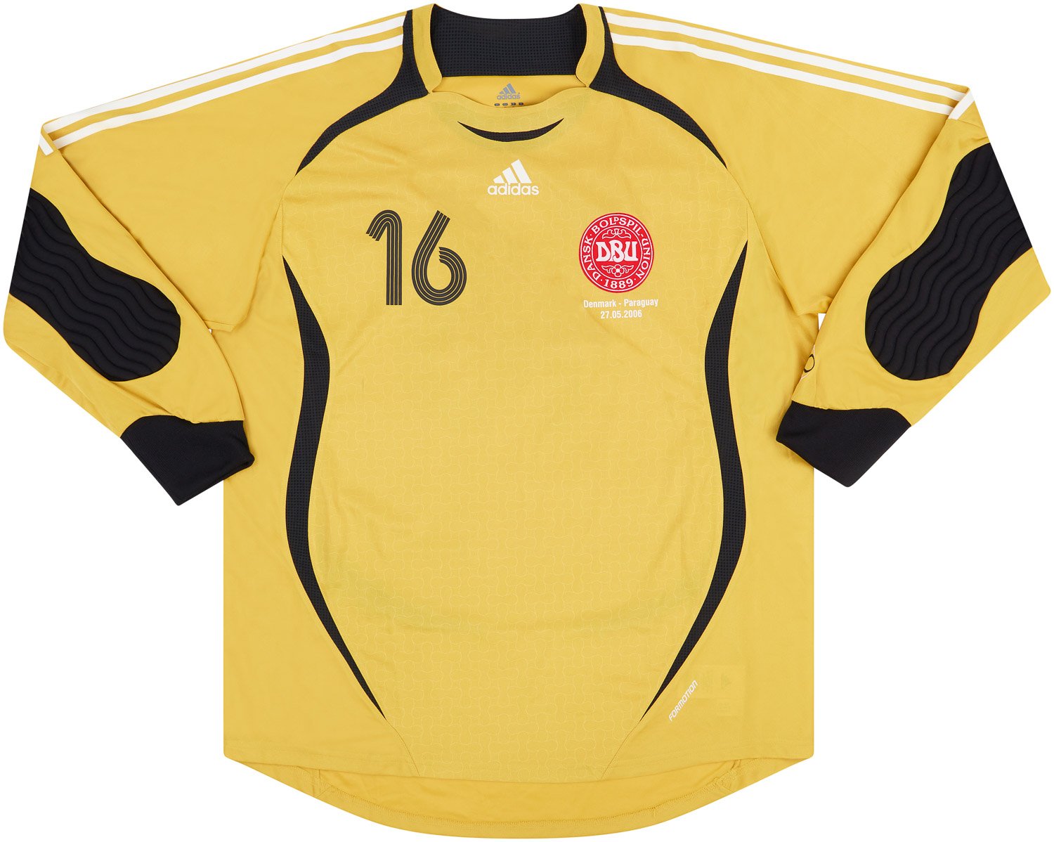 2006 Denmark Match Issue GK Shirt #12 (Andersen) #16