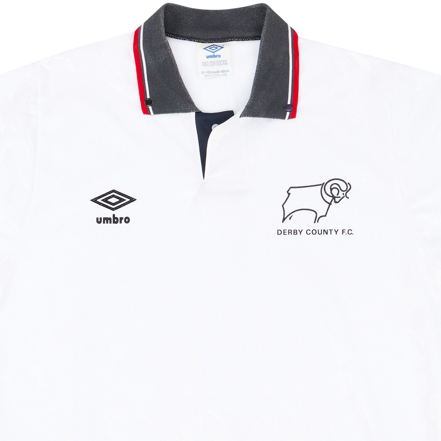 1989-91 Derby County Home Shirt - 8/10 - (M)