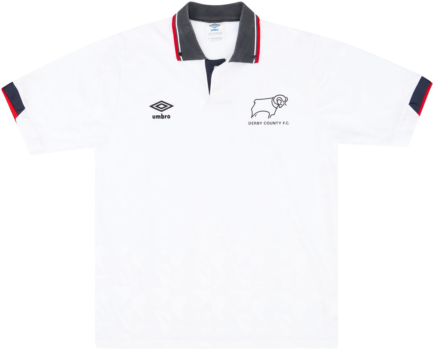 1989-91 Derby County Home Shirt - 8/10 - (M)