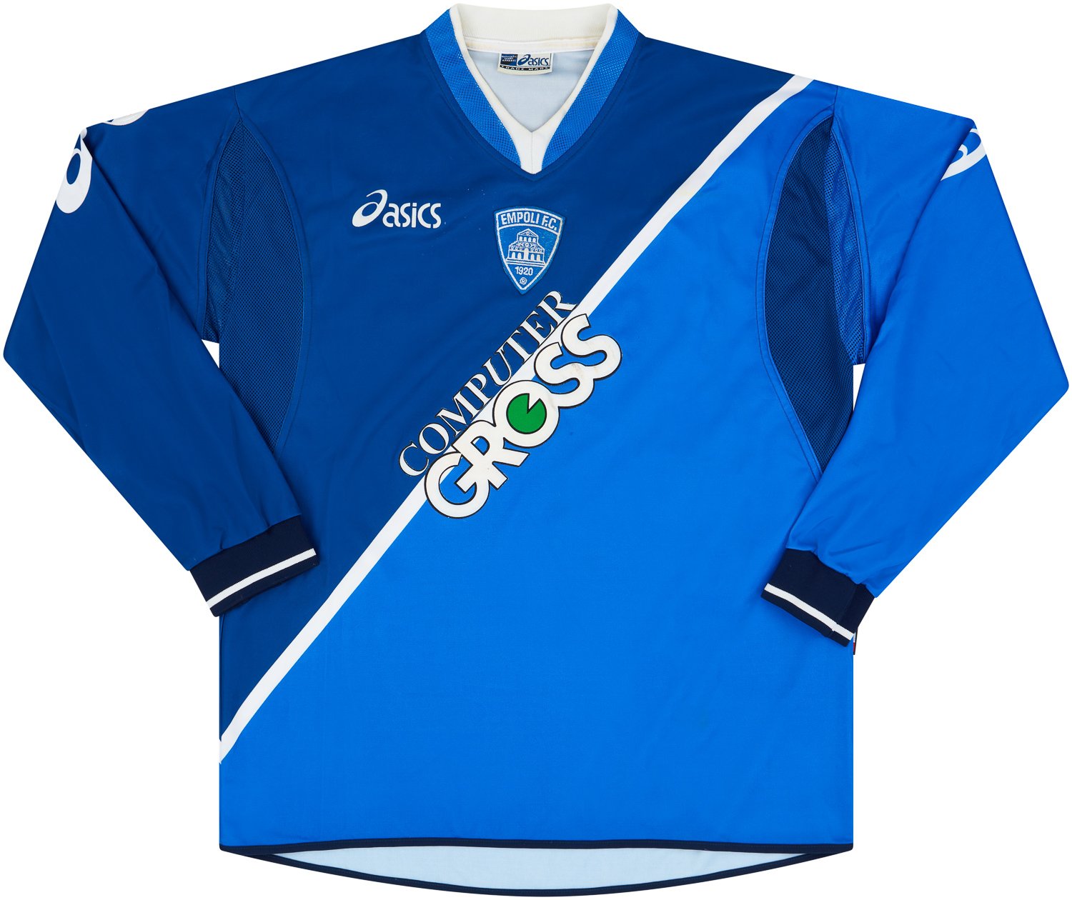 2004-05 Empoli Match Issue Home L/S Shirt Busce #24