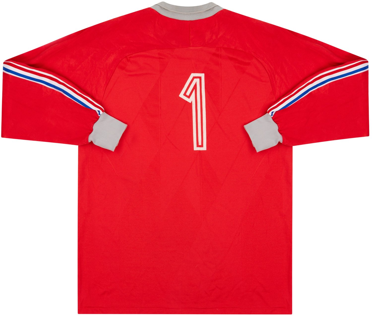 1989-90 France U-19 Match Issue GK Shirt #1 (Wimbee)