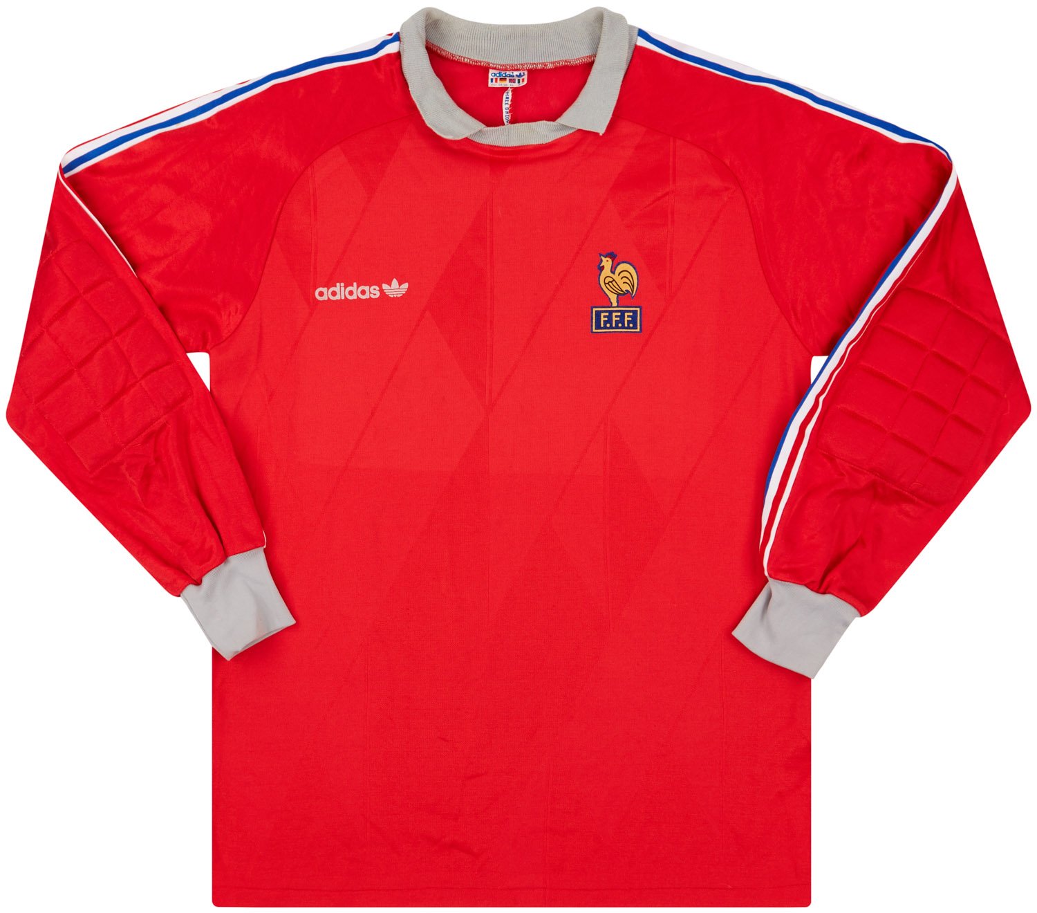 1989-90 France U-19 Match Issue GK Shirt #1 (Wimbee)