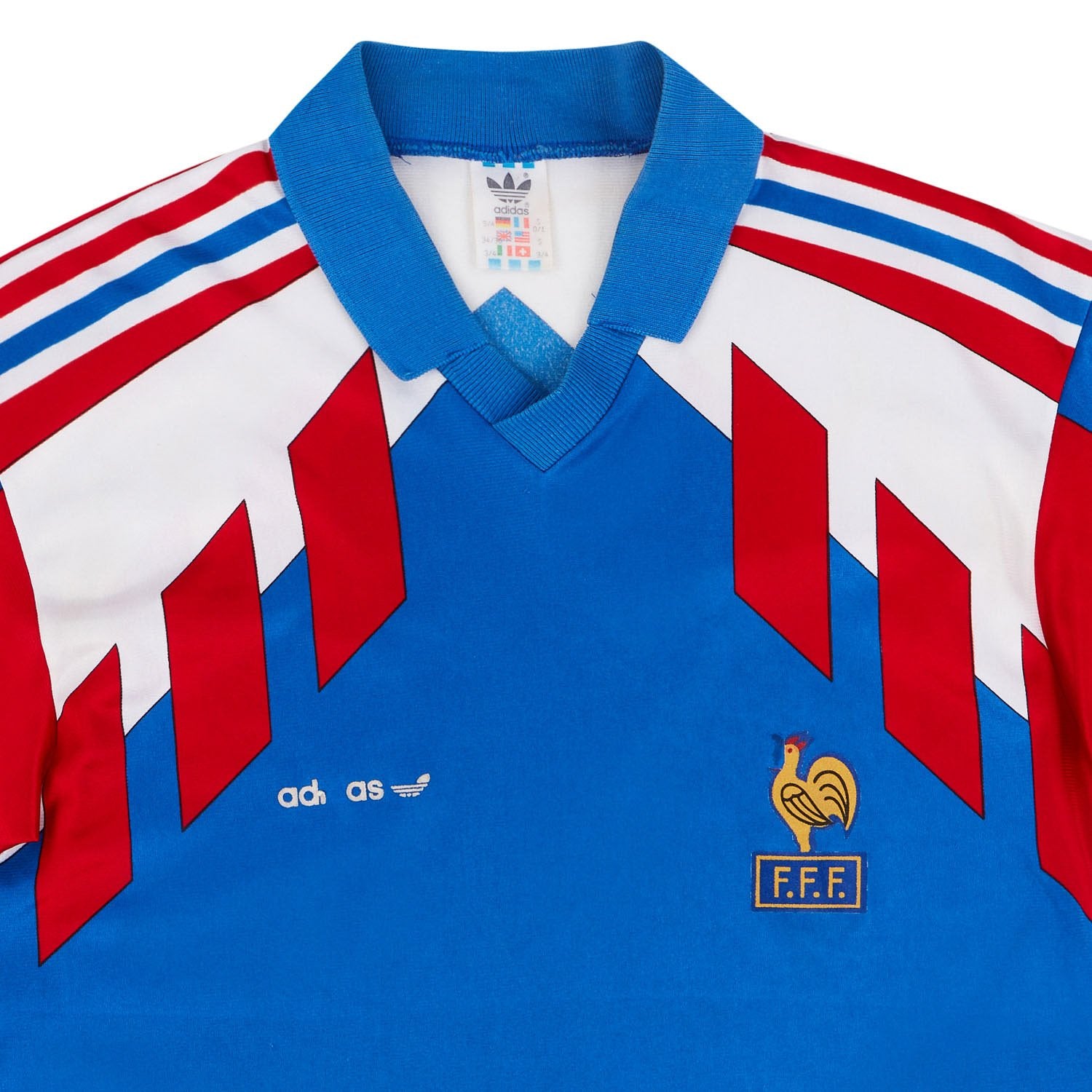 1990-92 France Player Issue Home L/S Shirt - 5/10 - (S)