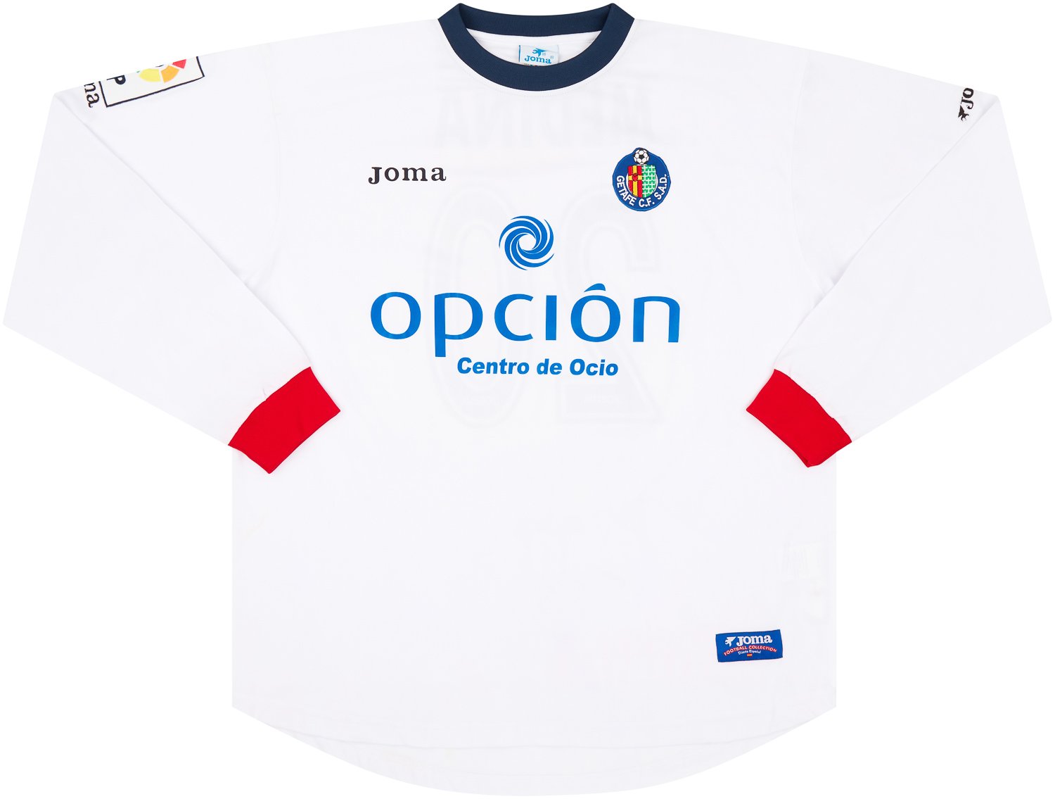 2004-05 Getafe Match Issue Third L/S Shirt Medina #20