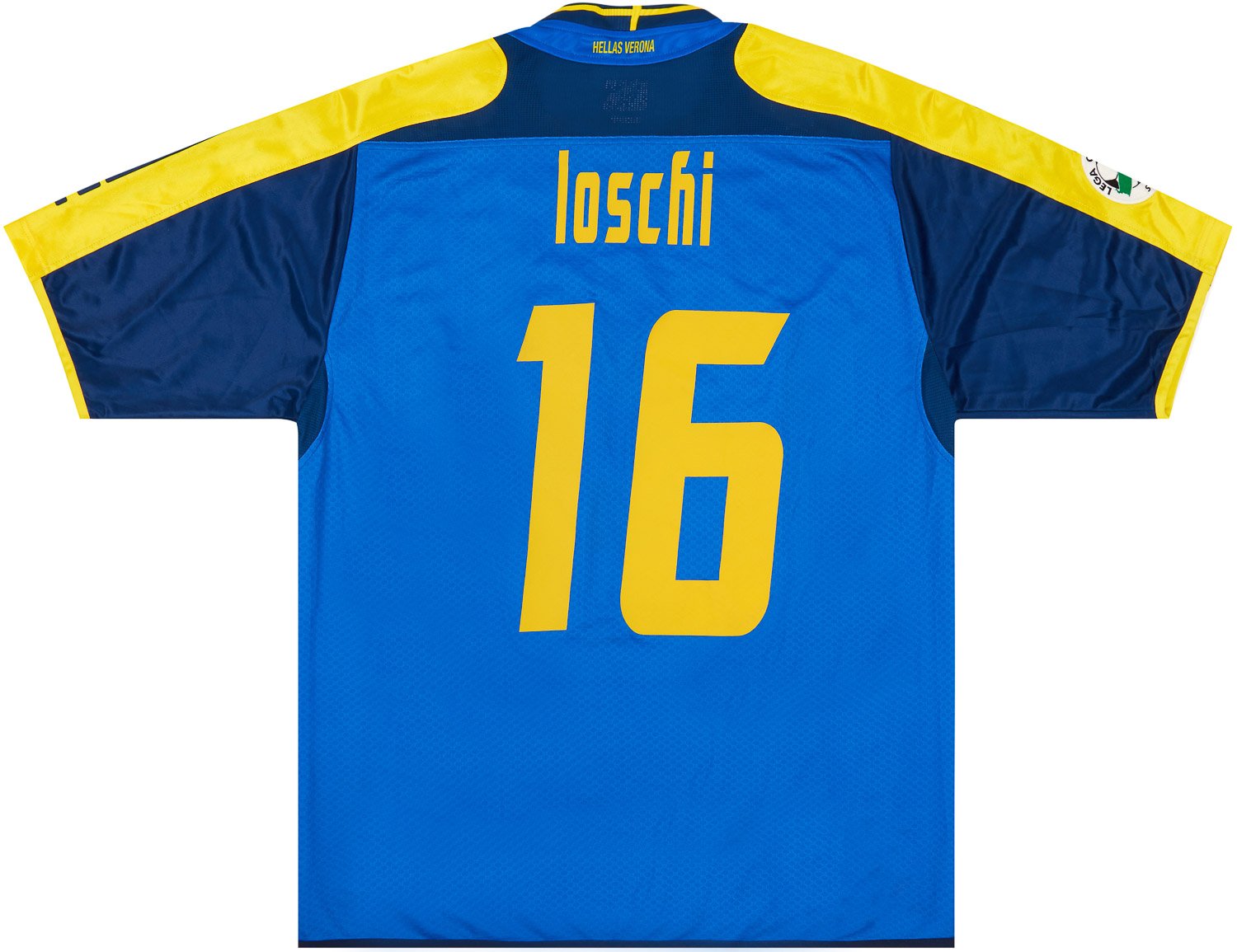 2006-07 Hellas Verona Match Issue GK Shirt Loschi #16