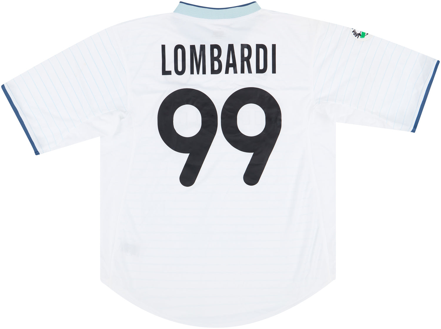 2000-01 Inter Milan Match Issue Away Shirt Lombardi #99