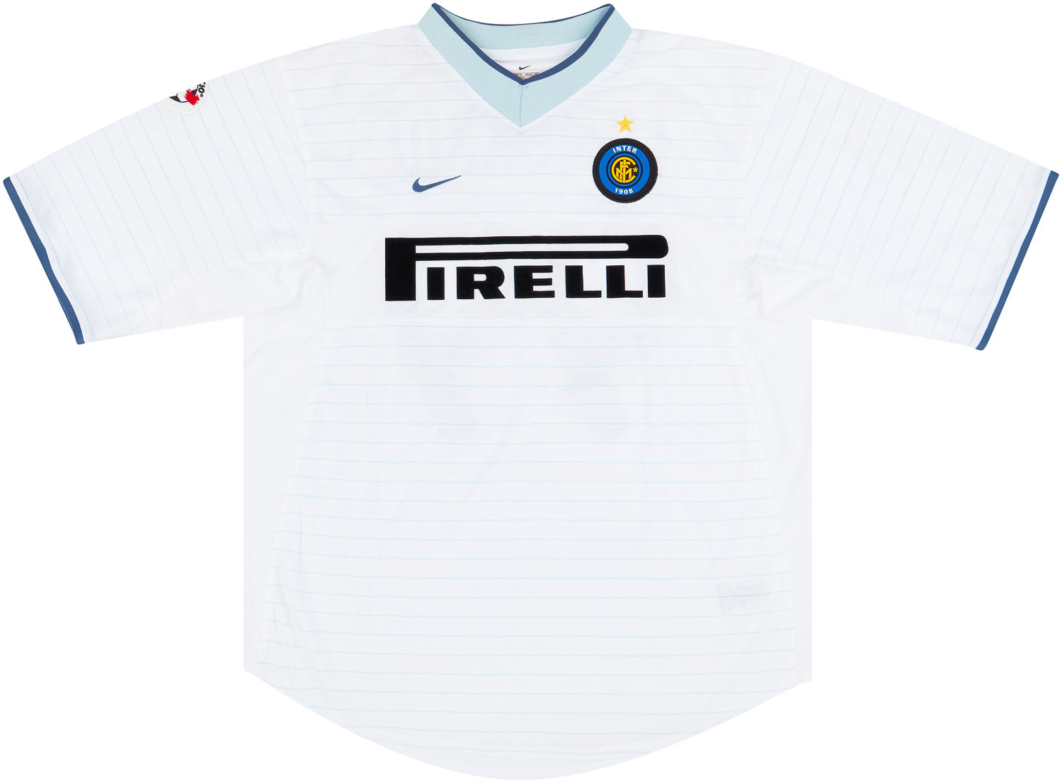 2000-01 Inter Milan Match Issue Away Shirt Lombardi #99