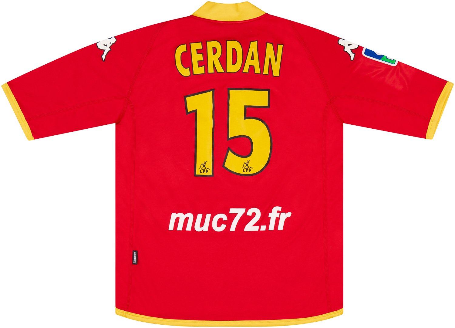 2005-06 Le Mans Match Issue Home Shirt Cerdan #15