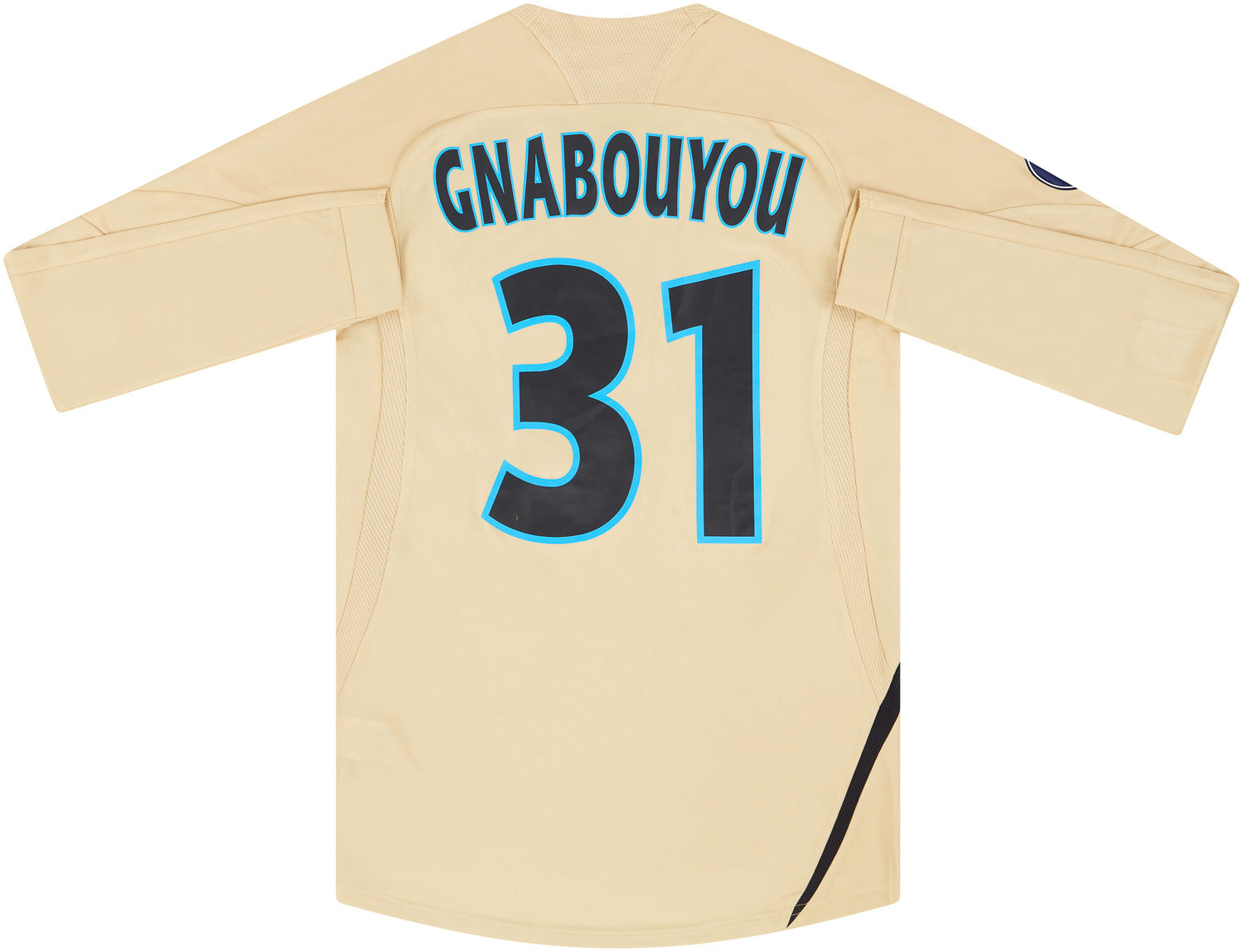 2008-09 Olympique Marseille Match Issue UEFA Cup Shirt Gnabouyou #31 (v Ajax)