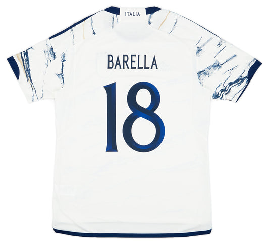 2023-24 Italy Away Shirt Barella #18