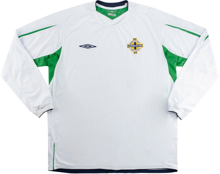 2004-06 Northern Ireland Away L/S Shirt - 8/10 - (S)