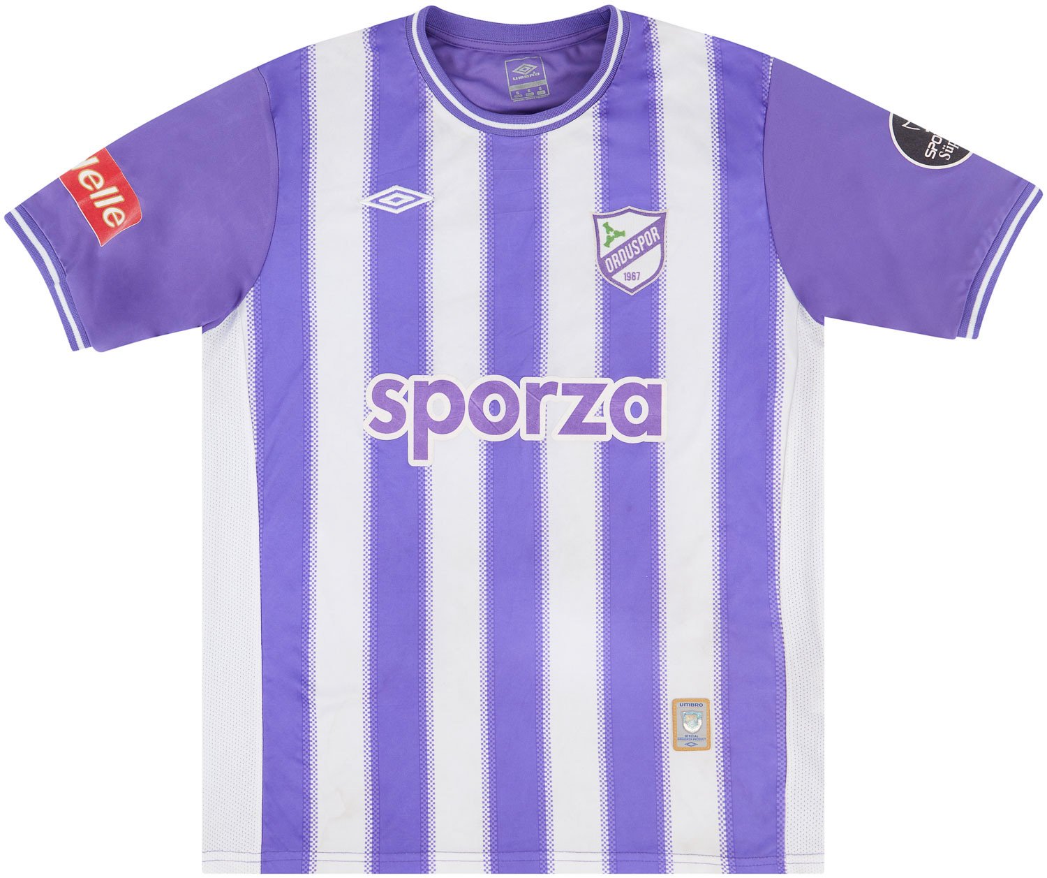 2011-12 Orduspor Match Issue Home Shirt Camdali #8