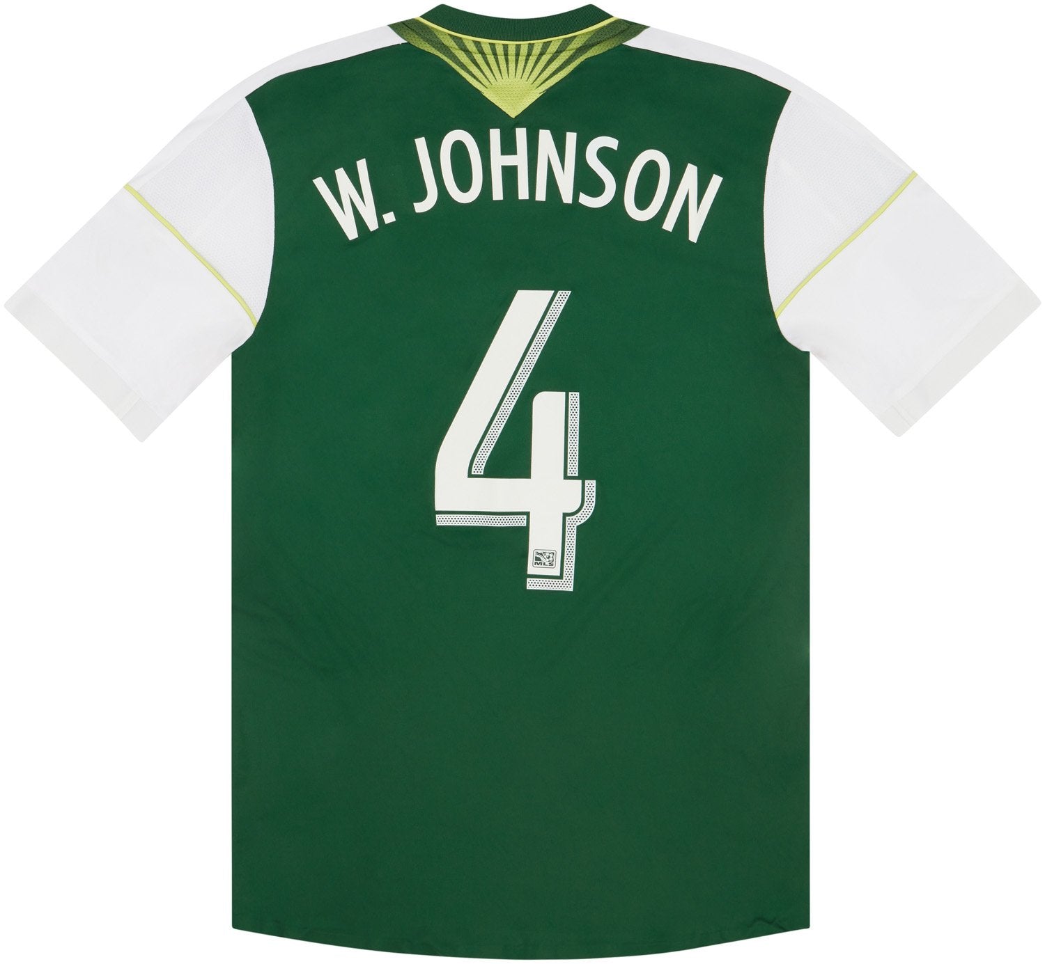 2013-14 Portland Timbers Match Issue Home Shirt W.Johnson #4