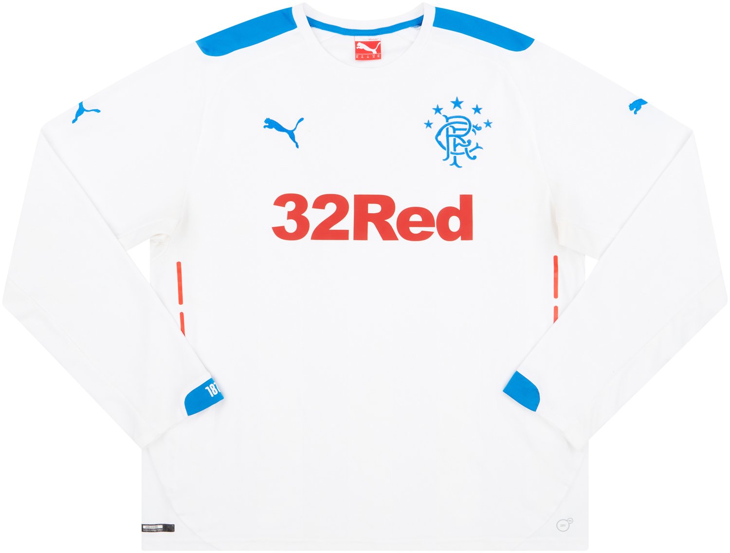 2014-15 Rangers Away L/S Shirt - 6/10 - (XL)