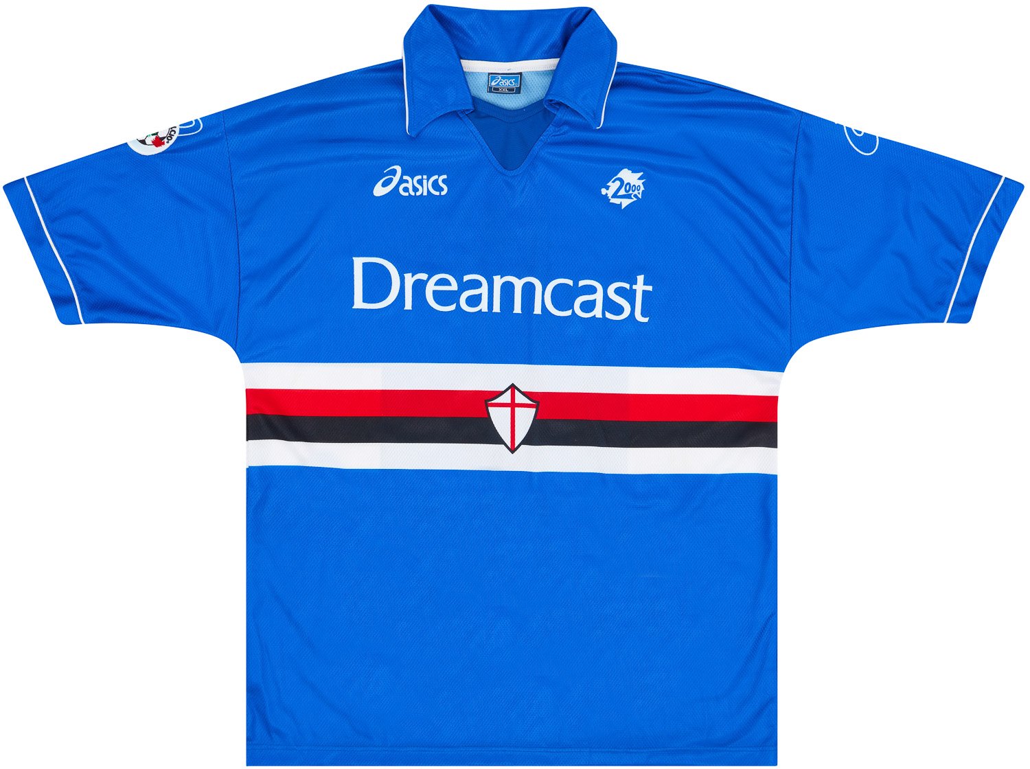 1999-00 Sampdoria Match Issue Home Shirt Sgro #13