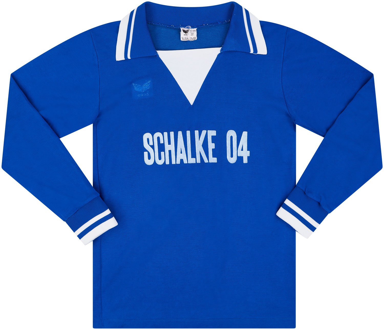 1977-78 Schalke Home L/S Shirt - 6/10 - (S)