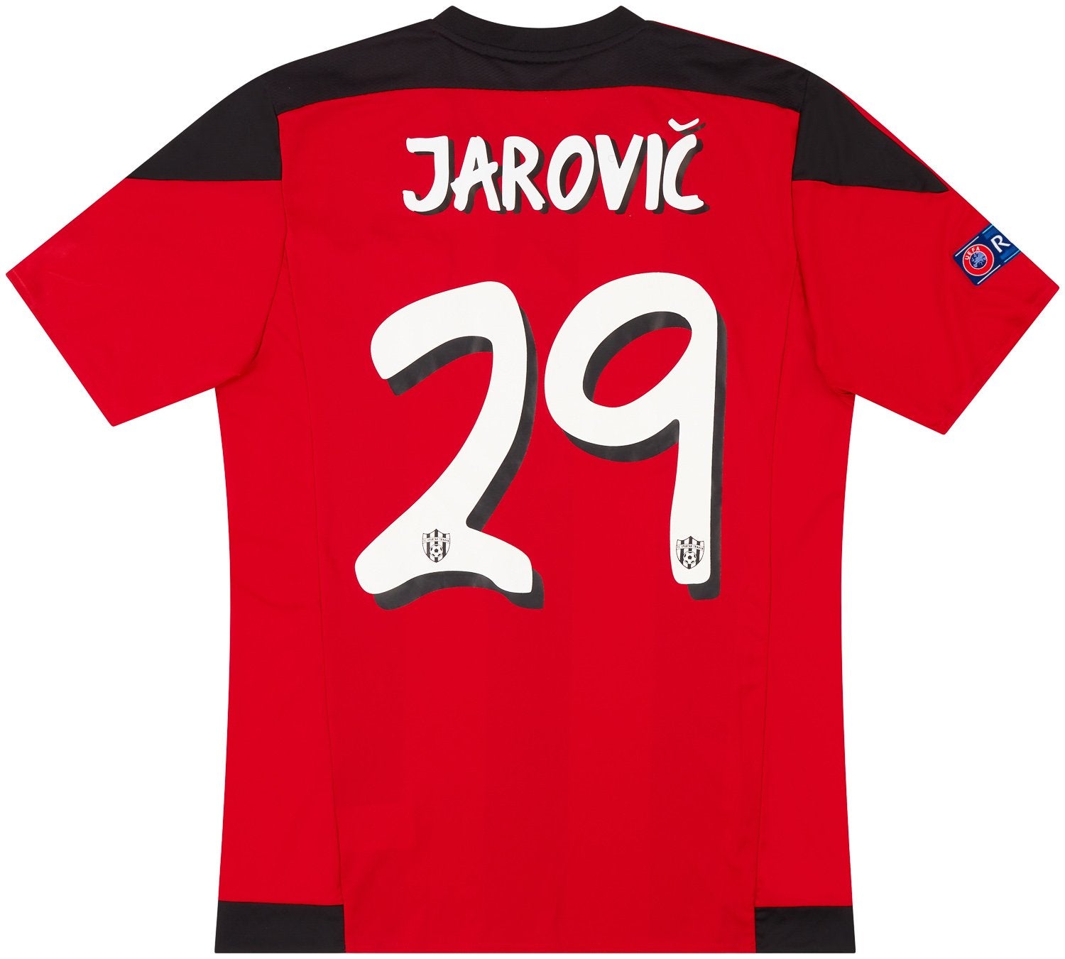 2018-19 Spartak Trnava Match Issue Europa League Home Shirt Jarovic #29