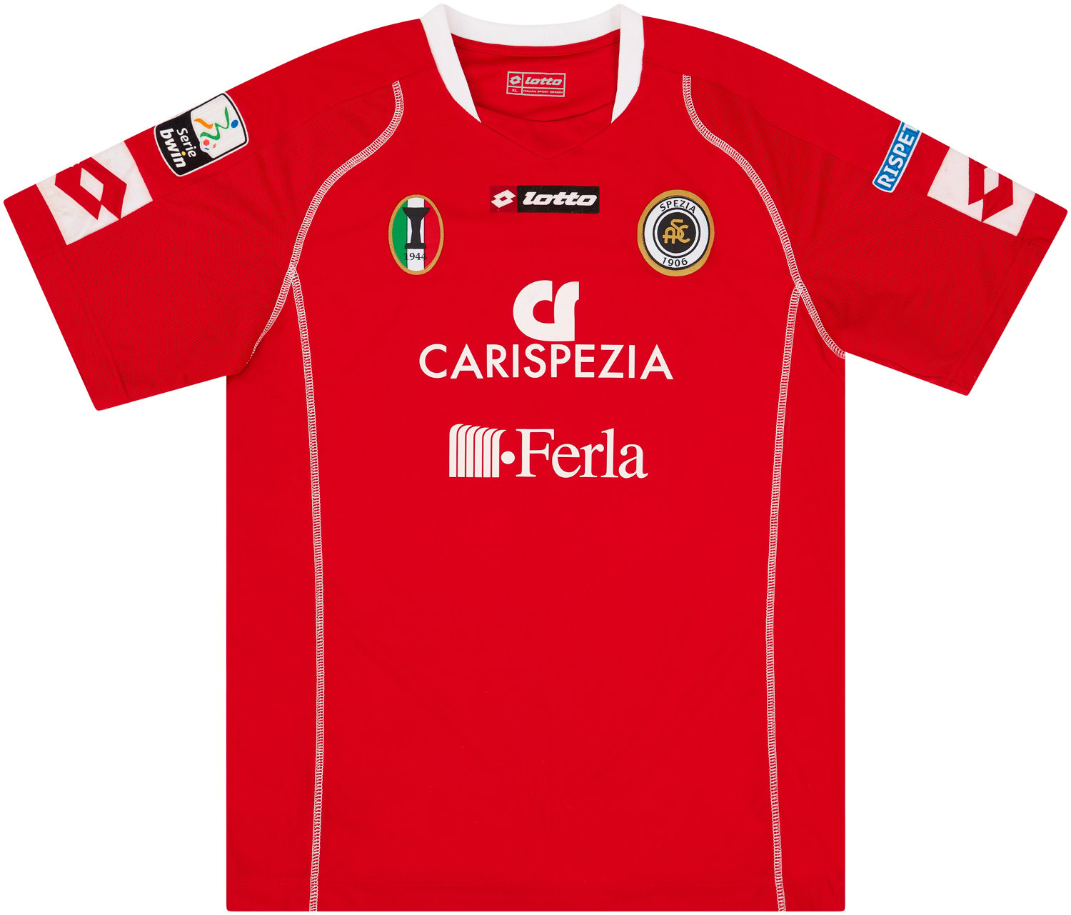 2012-13 Spezia Match Issue GK Shirt Iacobucci #22