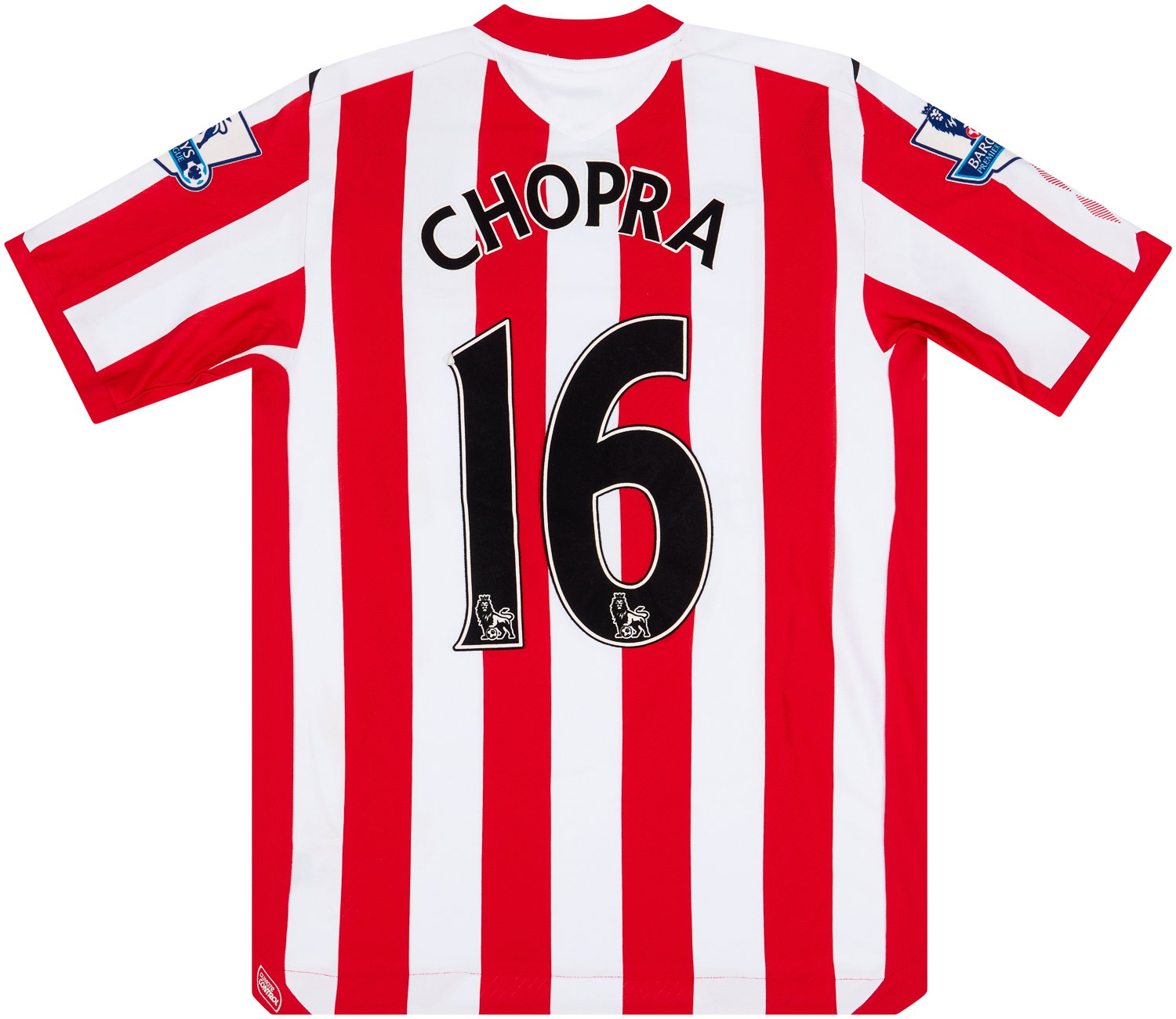 2008-09 Sunderland Match Issue Home Shirt Chopra #16