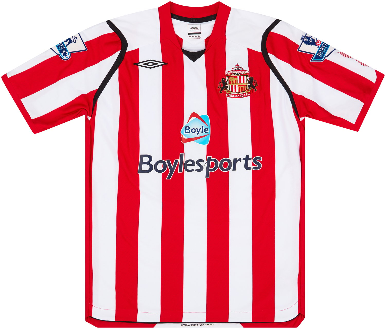 2008-09 Sunderland Match Issue Home Shirt Chopra #16