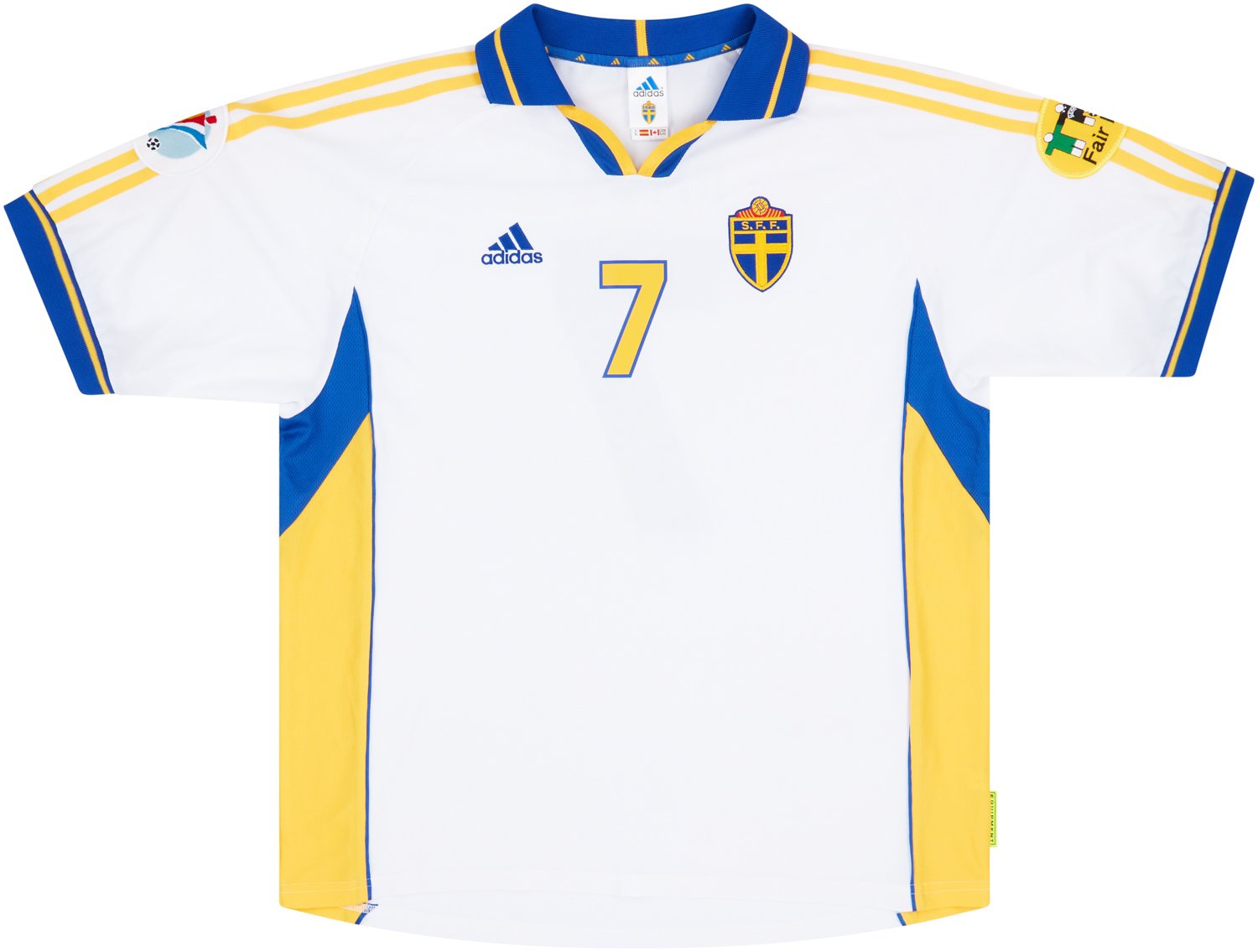 2000 Sweden Match Issue European Championship Away Shirt Mild #7