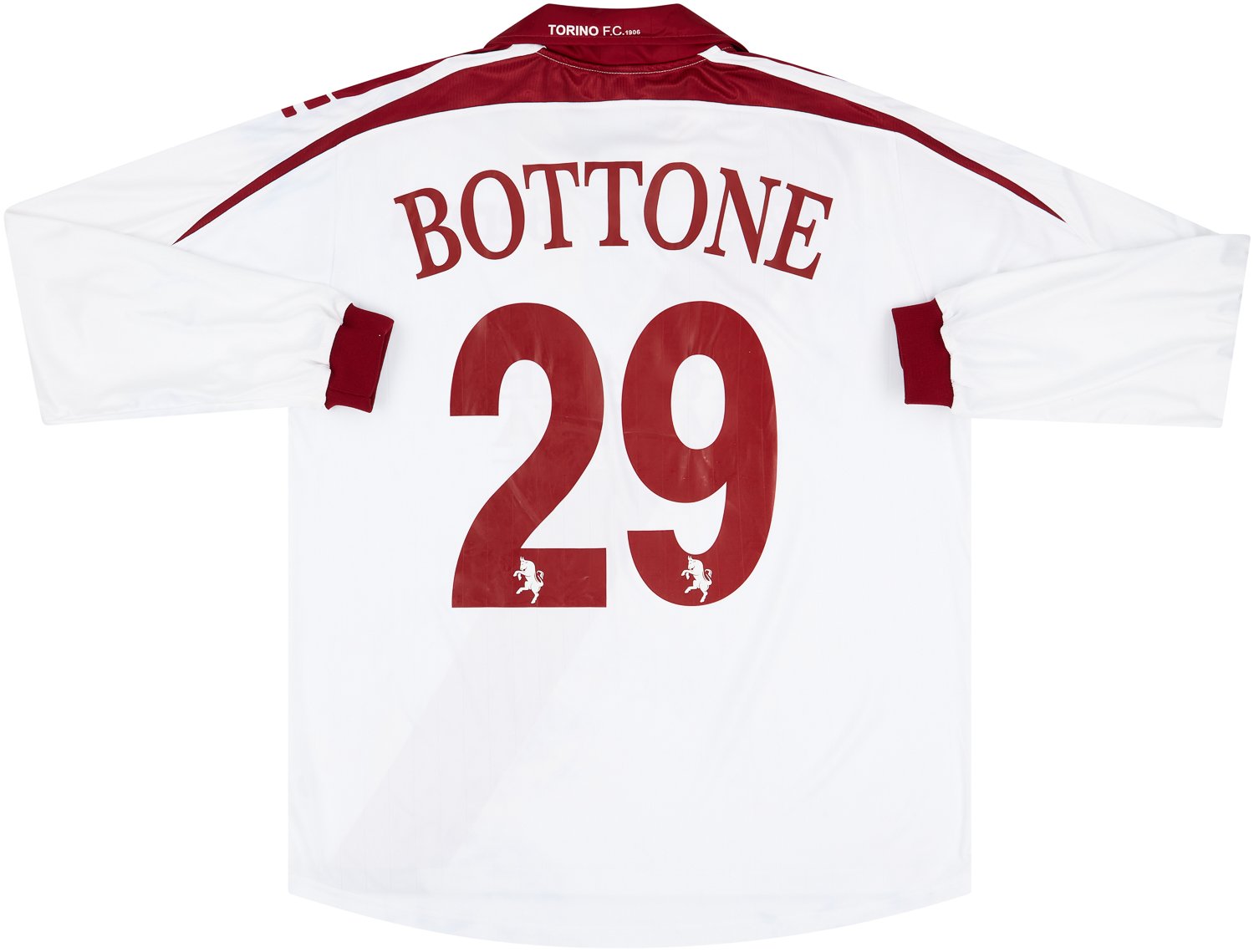 2007-08 Torino Match Issue Away L/S Shirt Bottone #29