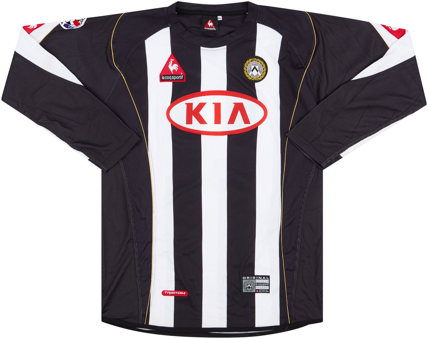 2004-05 Udinese Match Issue Home L/S Shirt Pieri #26